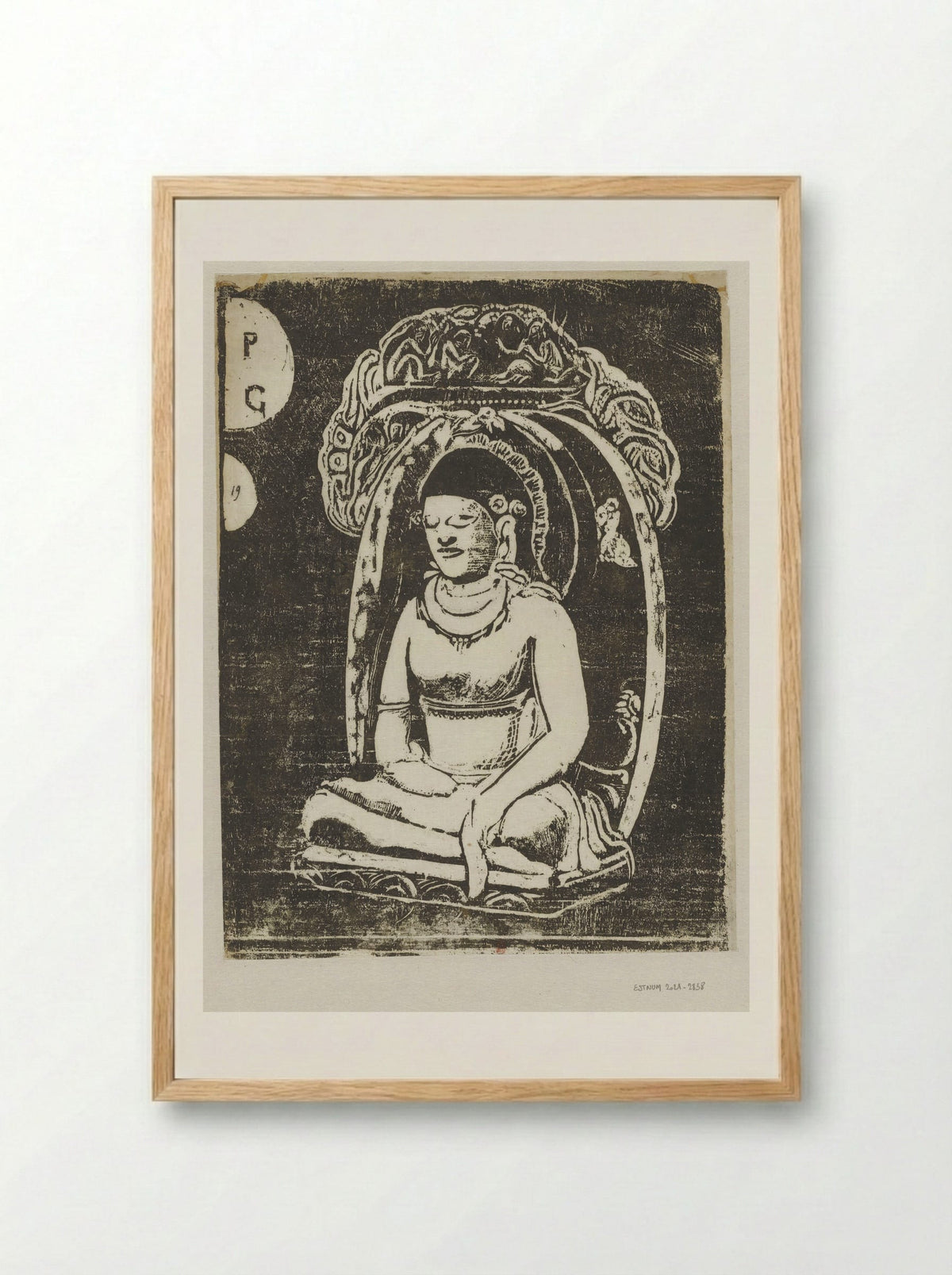 Buddha - Paul Gauguin - Framed Print Wood