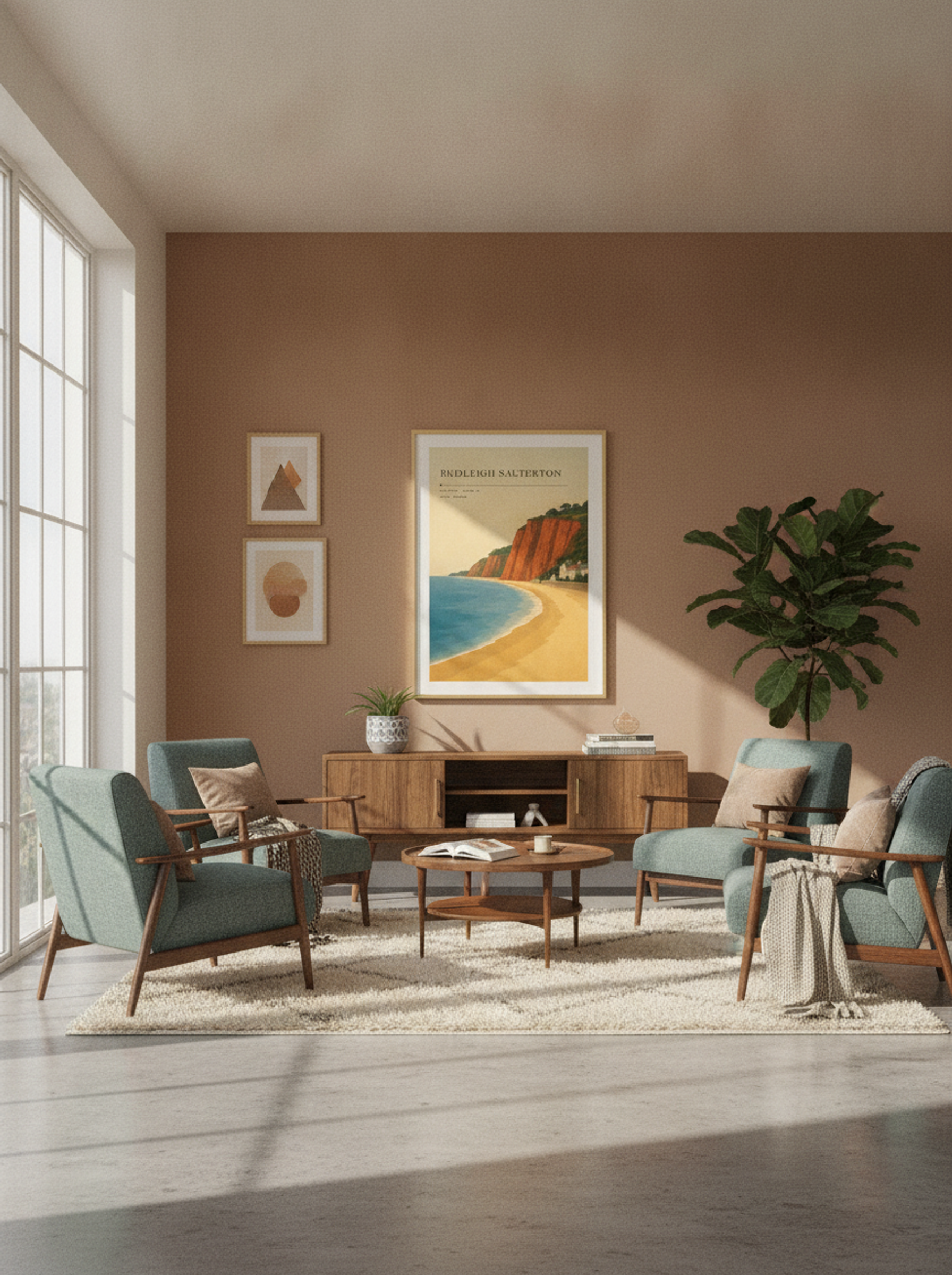 Budleigh Salterton Travel Poster - Lifestyle