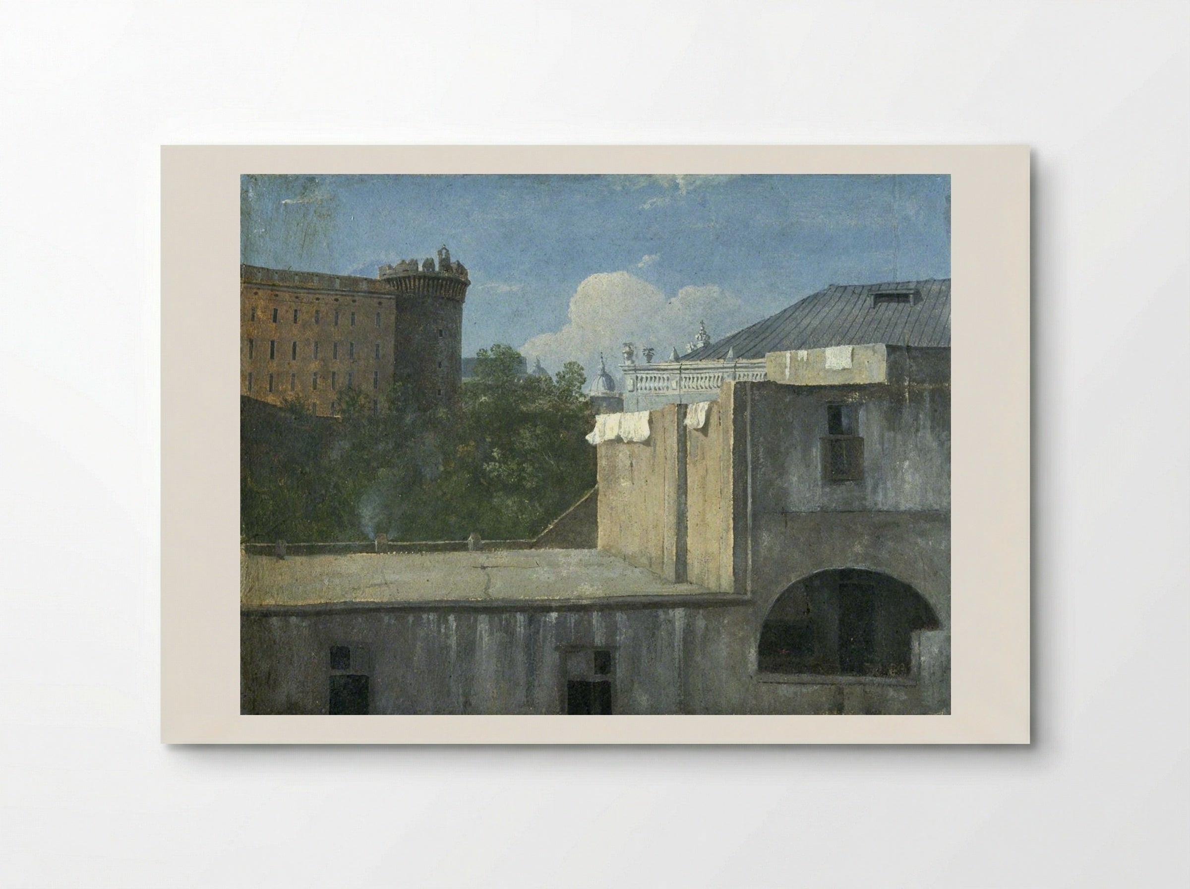 Buildings in Naples with the North-East Side - Thomas Jones - Poster