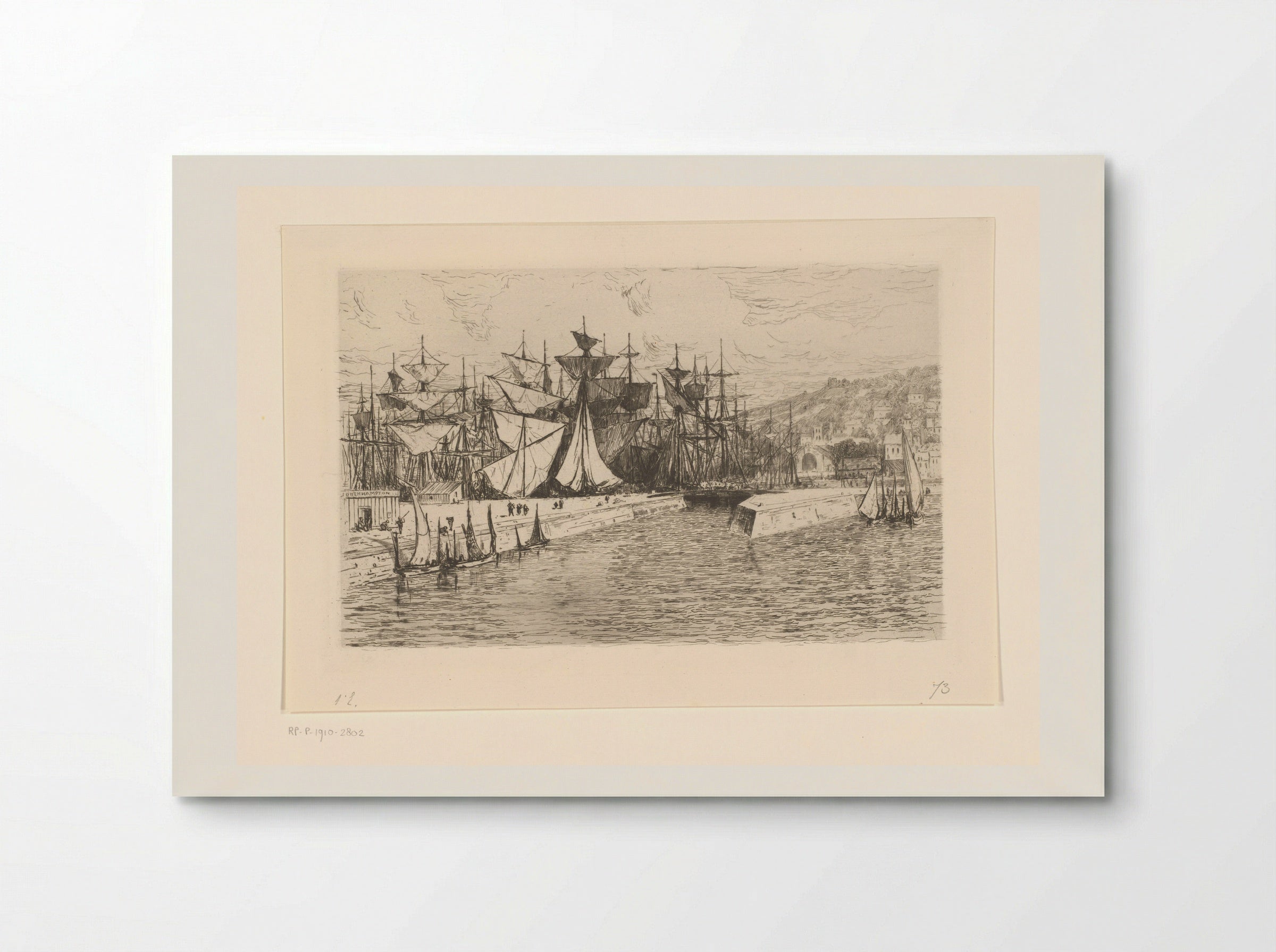 Buitenhaven en dokken in Honfleur - Carel Nicolaas Storm van 's-Gravesande - Poster
