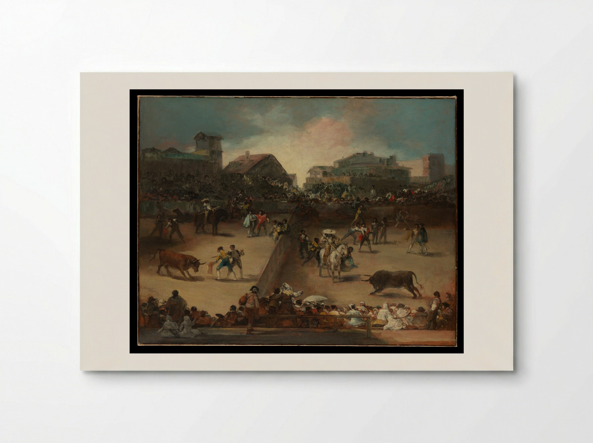 Bullfight in a Divided Ring - Francisco de Goya y Lucientes - Poster