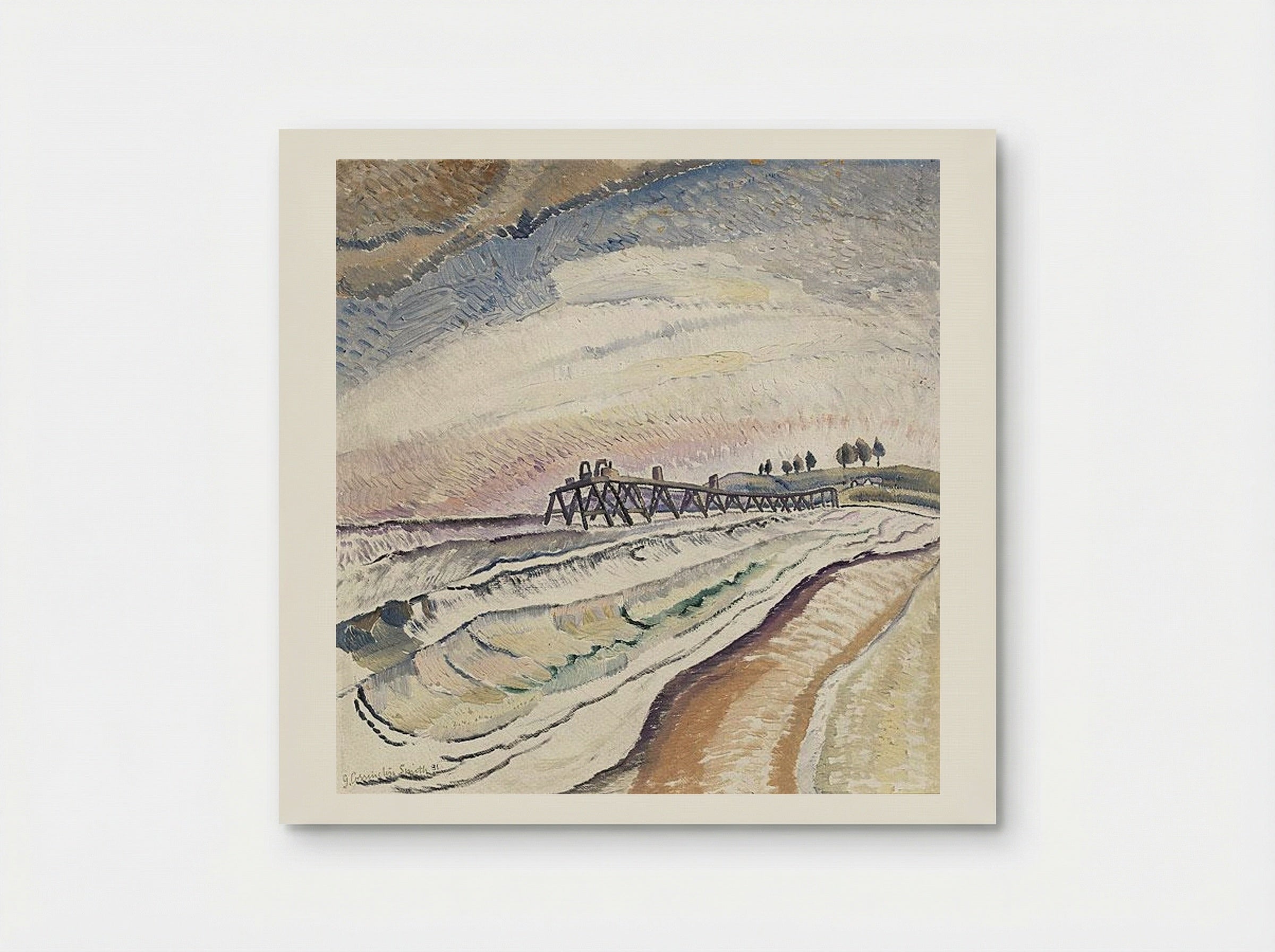 Bulli Pier, South Coast - Grace Cossington Smith - Poster