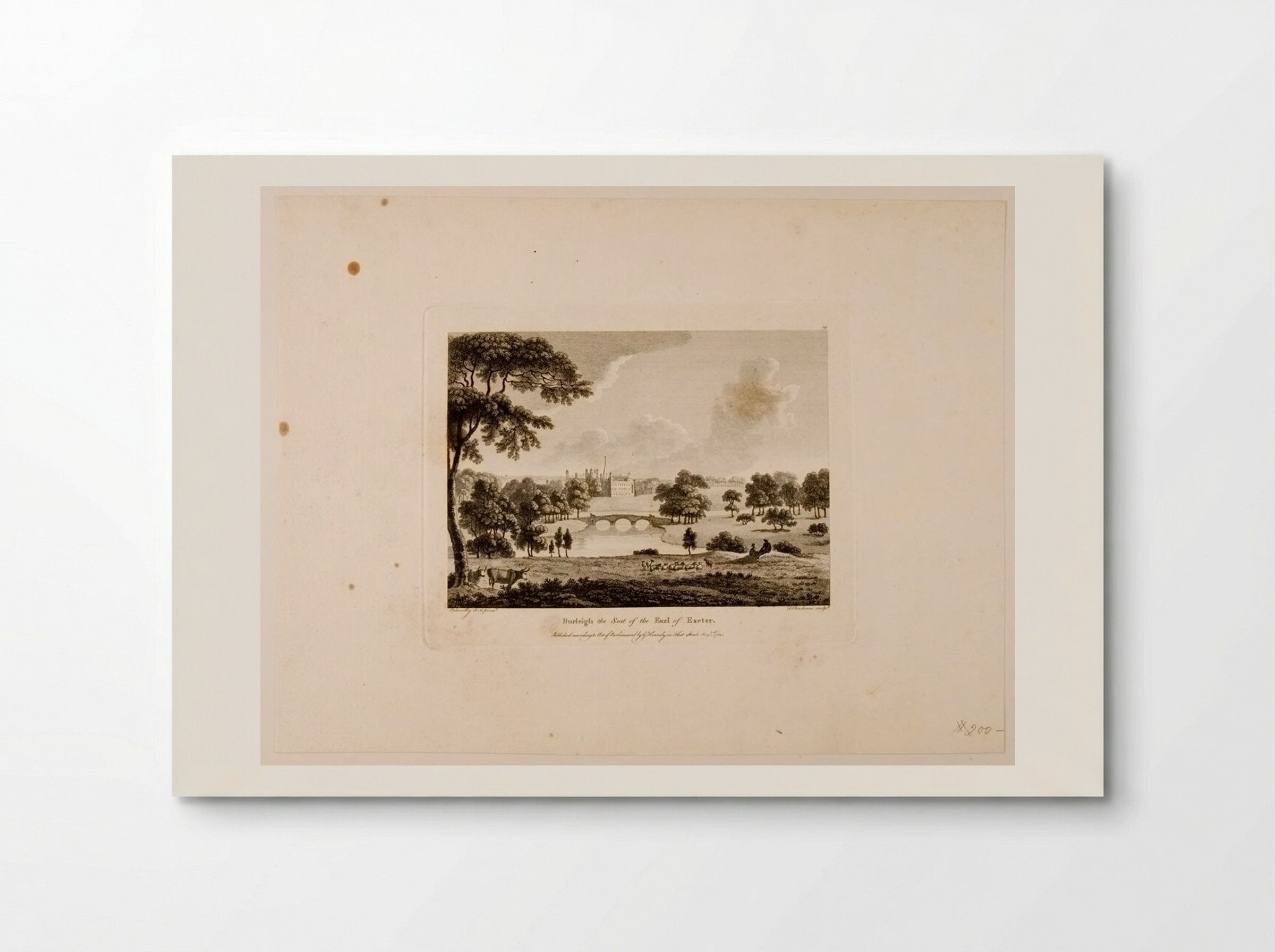 Burghley, Seat of the Earl of Exeter - Francis Chesham - Poster