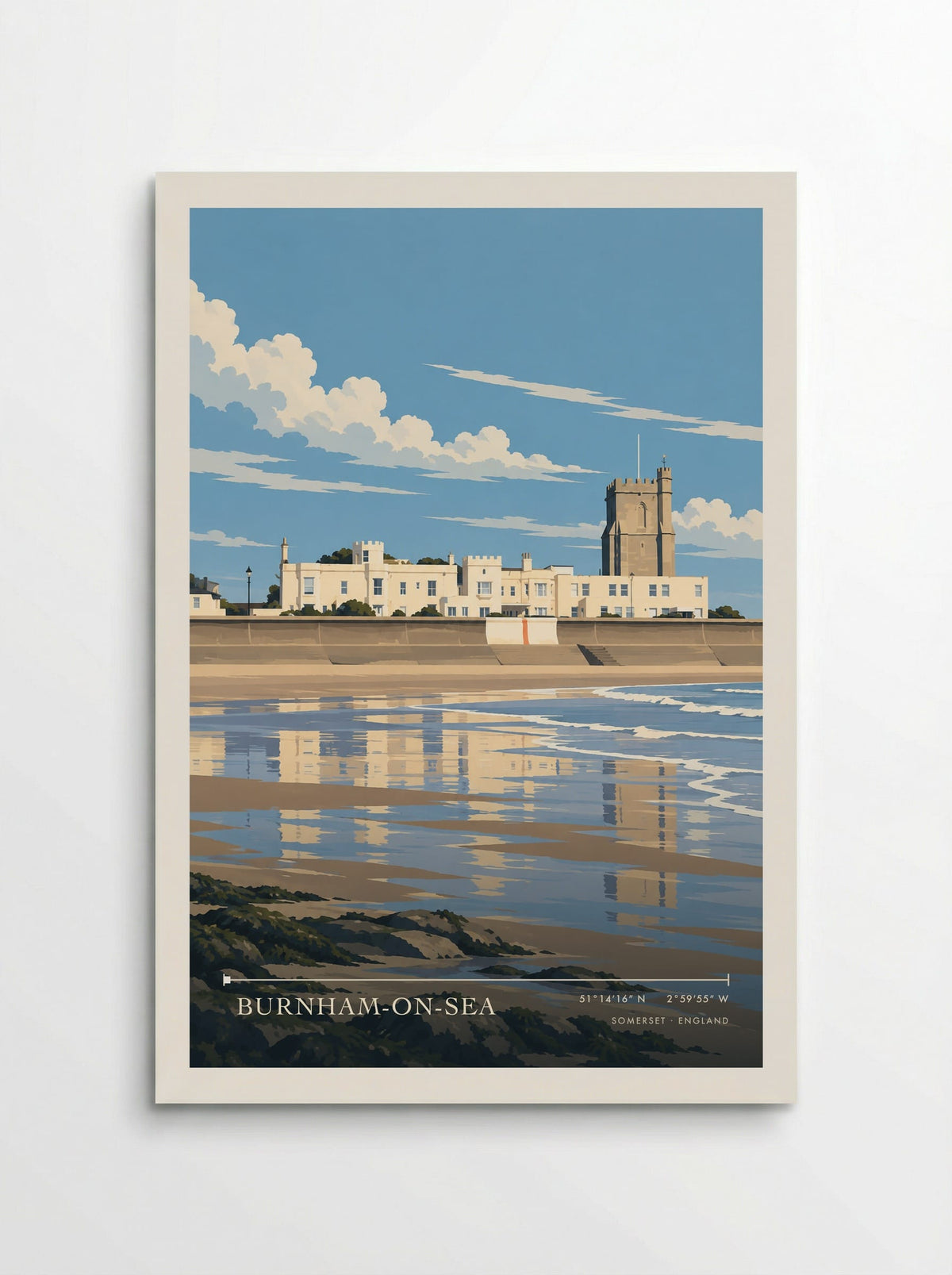 Burnham-on-Sea Somerset | Travel Poster - Poster