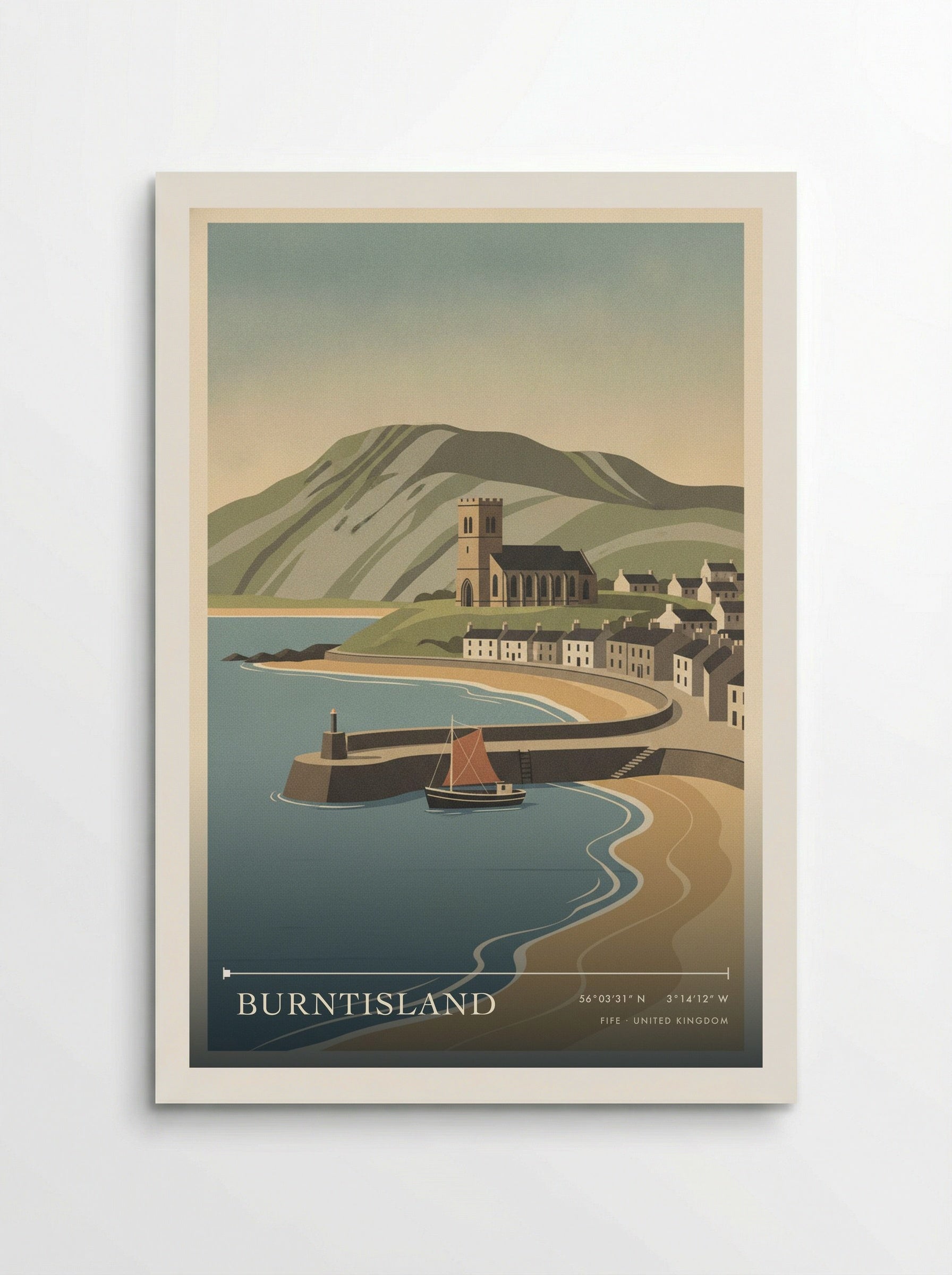 Burntisland Fife United Kingdom Travel Poster - Poster