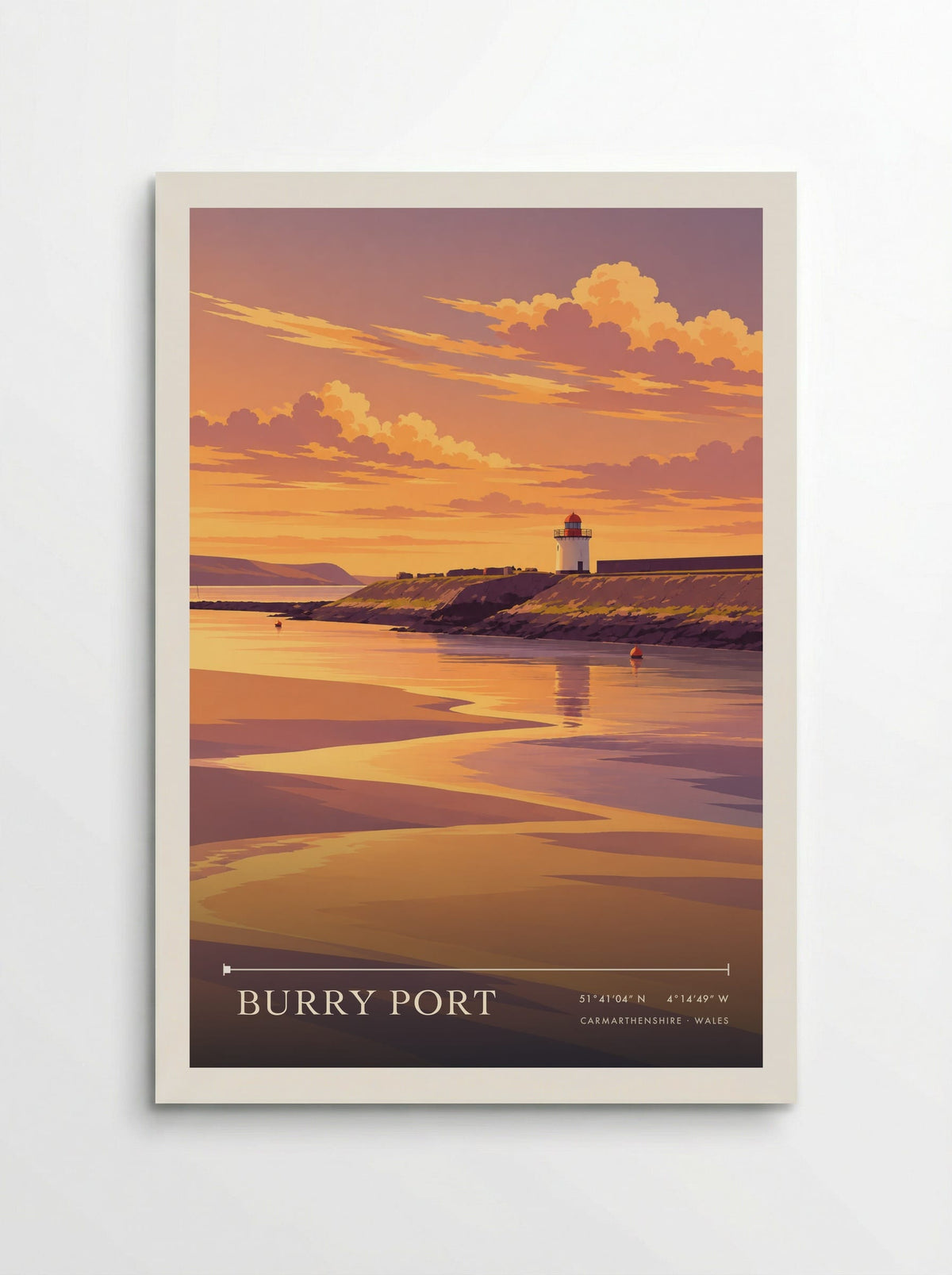 Burry Port, Carmarthenshire | Travel Poster - Poster