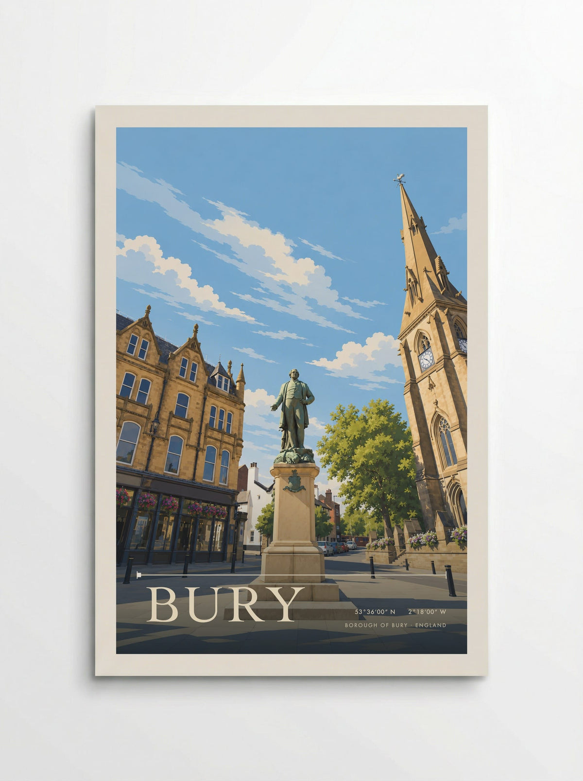 Bury, Borough of Bury | Travel Poster - Poster
