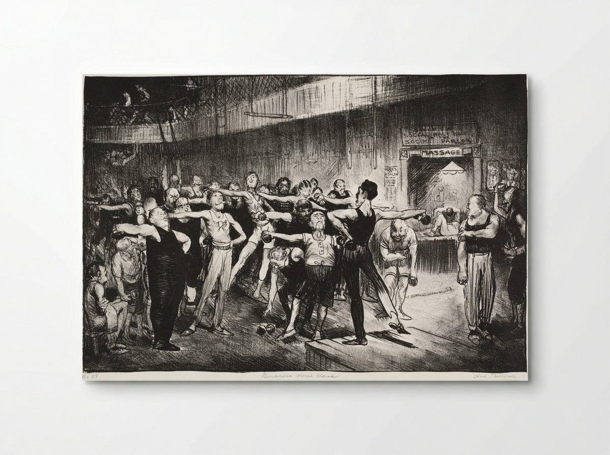 Business Men's Class - George Bellows - Poster