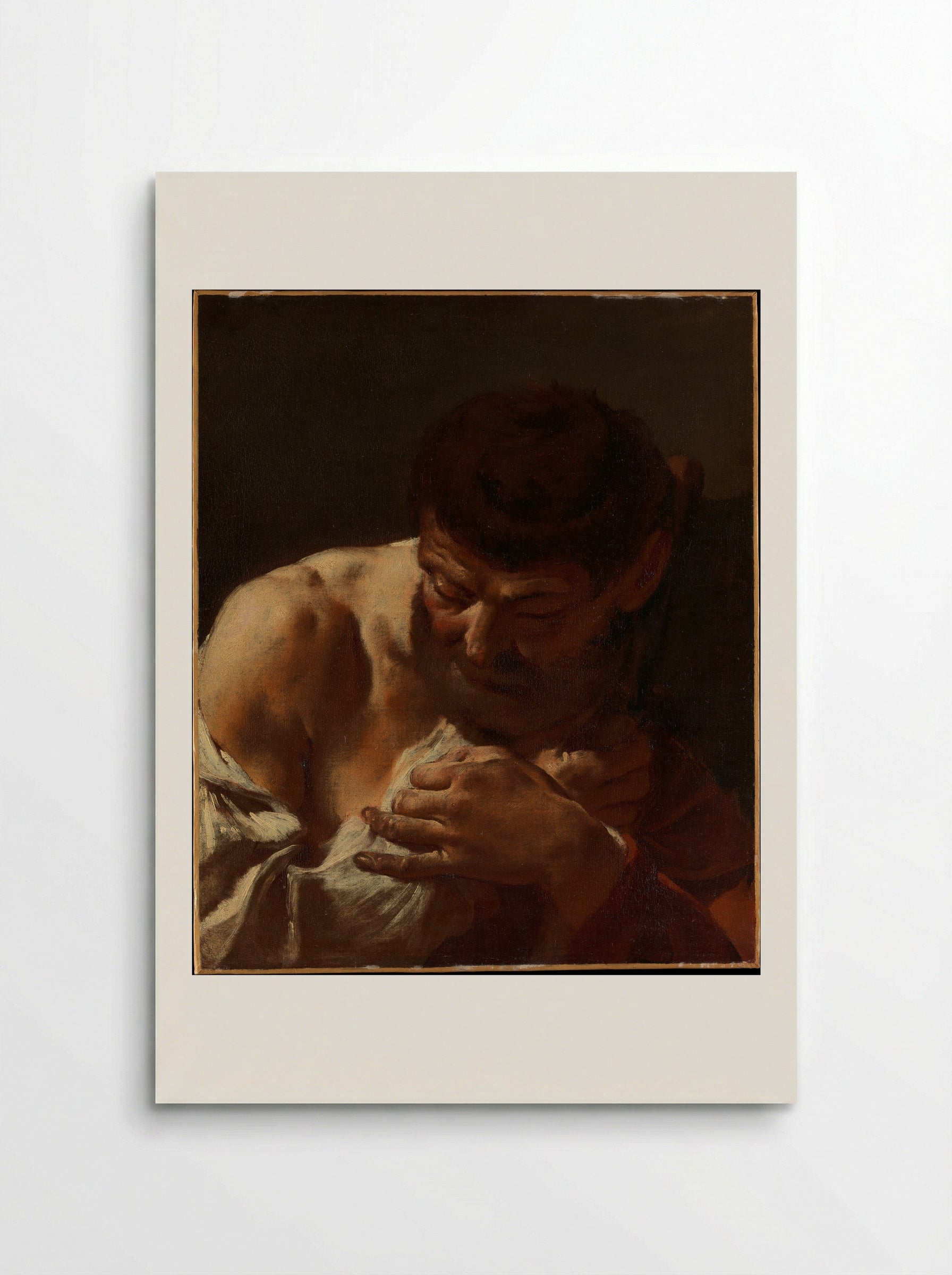Bust of a Man (Saint Matthias?) - Giovanni Battista Piazzetta - Poster
