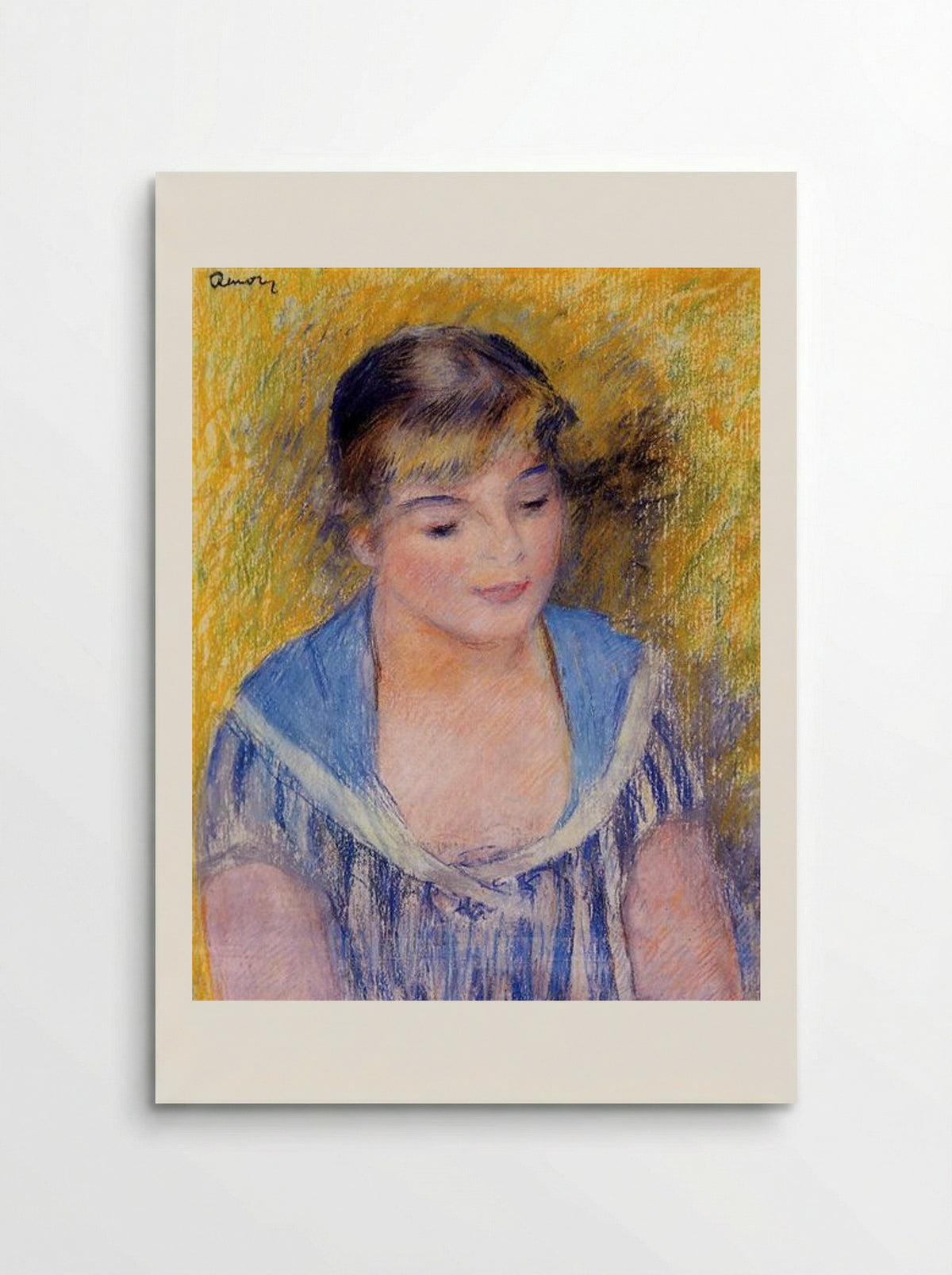 Bust of a Woman - Pierre-Auguste Renoir - Poster