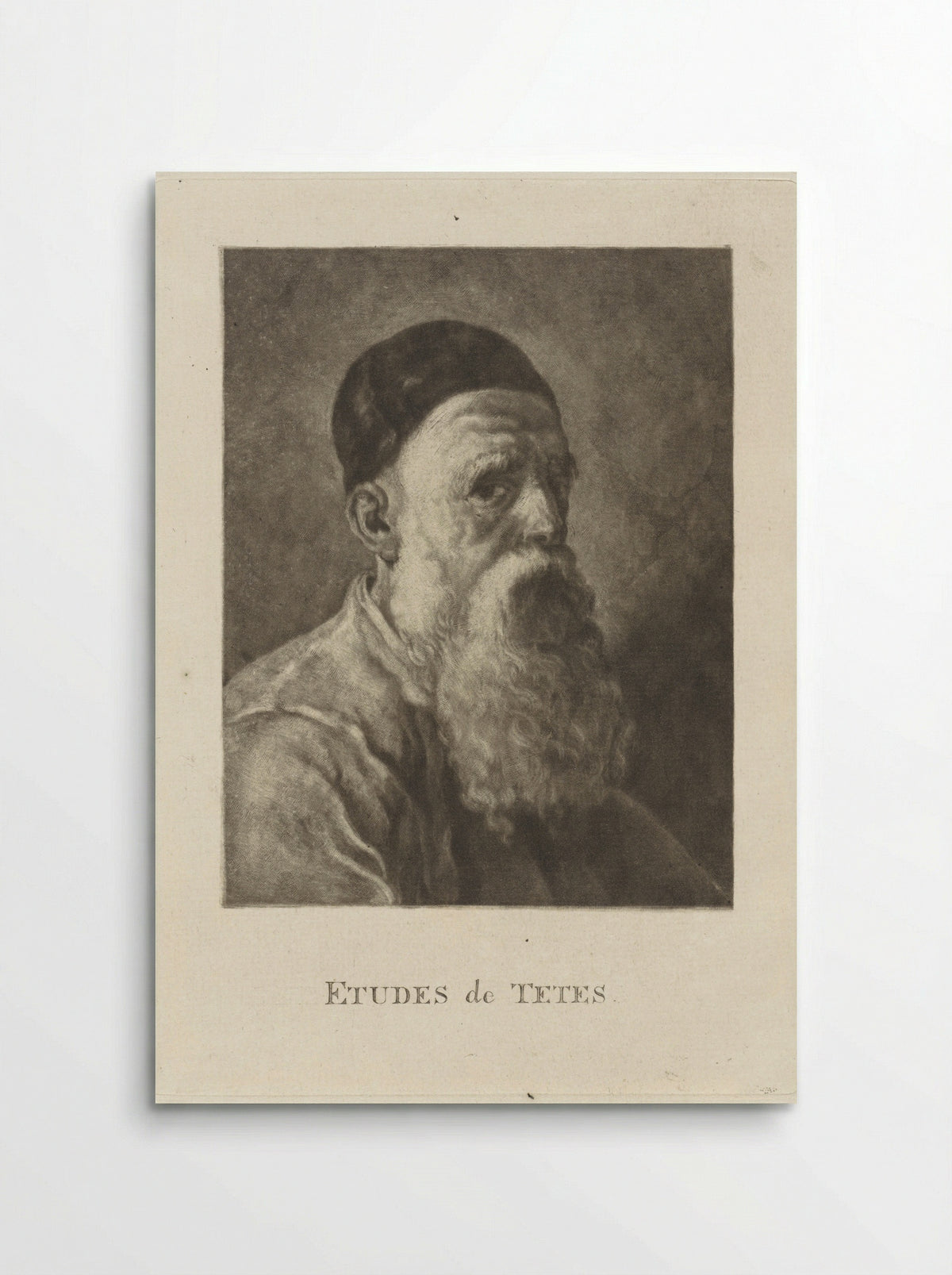 Buste van een oude man met een baard - Dirk van der Toorn - Poster