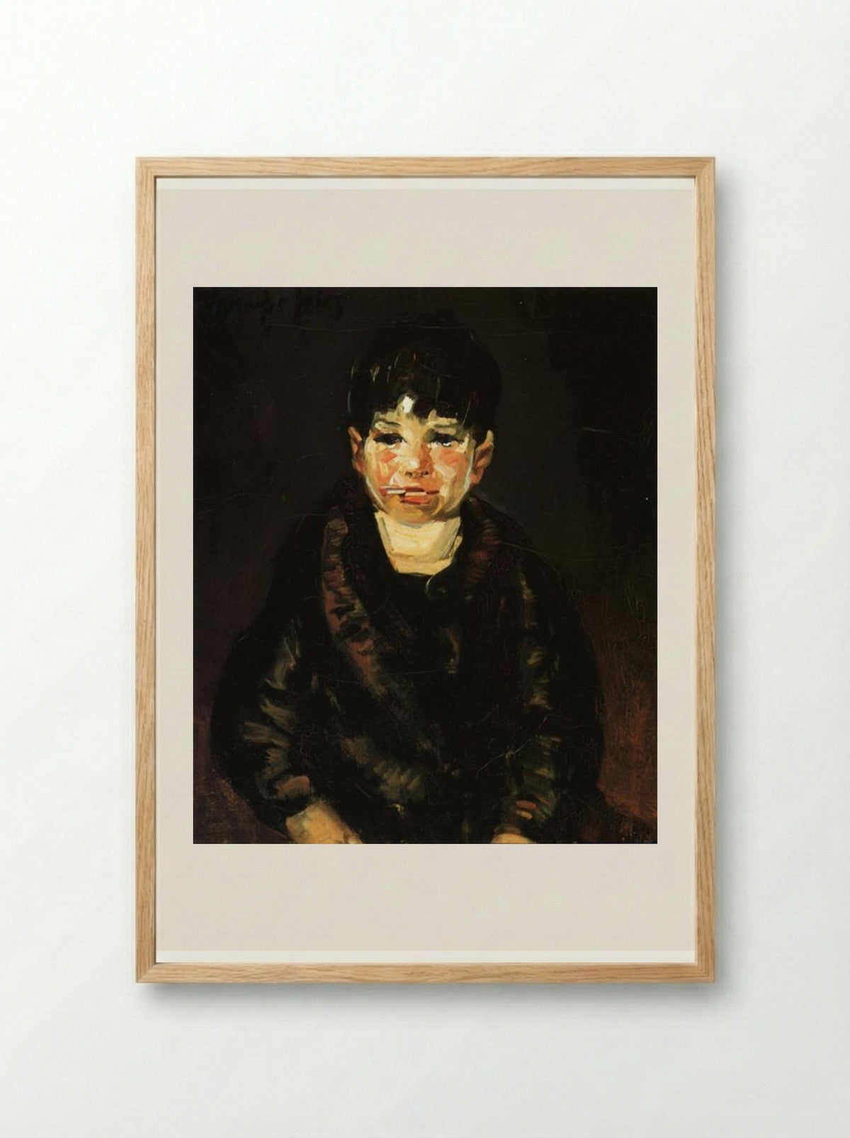 Butts - George Luks - Framed Print Wood