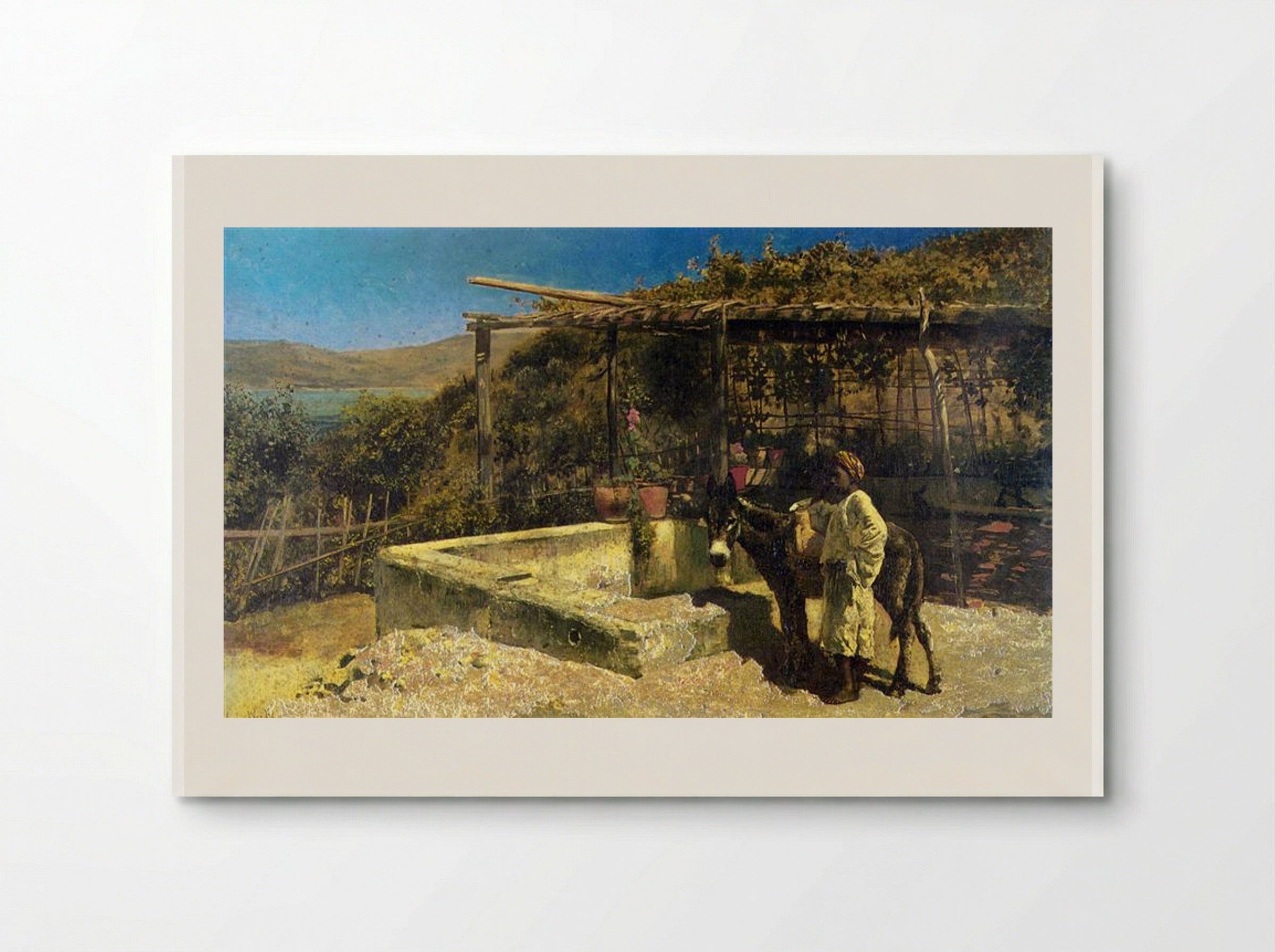 By The Well - Edwin Lord Weeks - Poster
