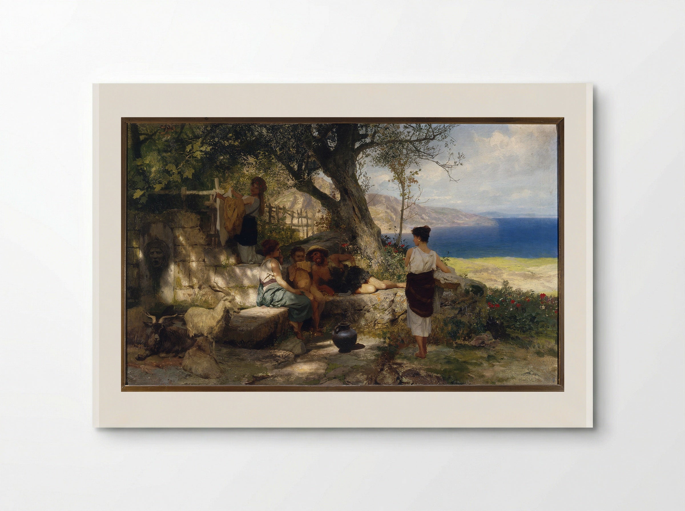 By a Spring - Henryk Siemiradzki - Poster