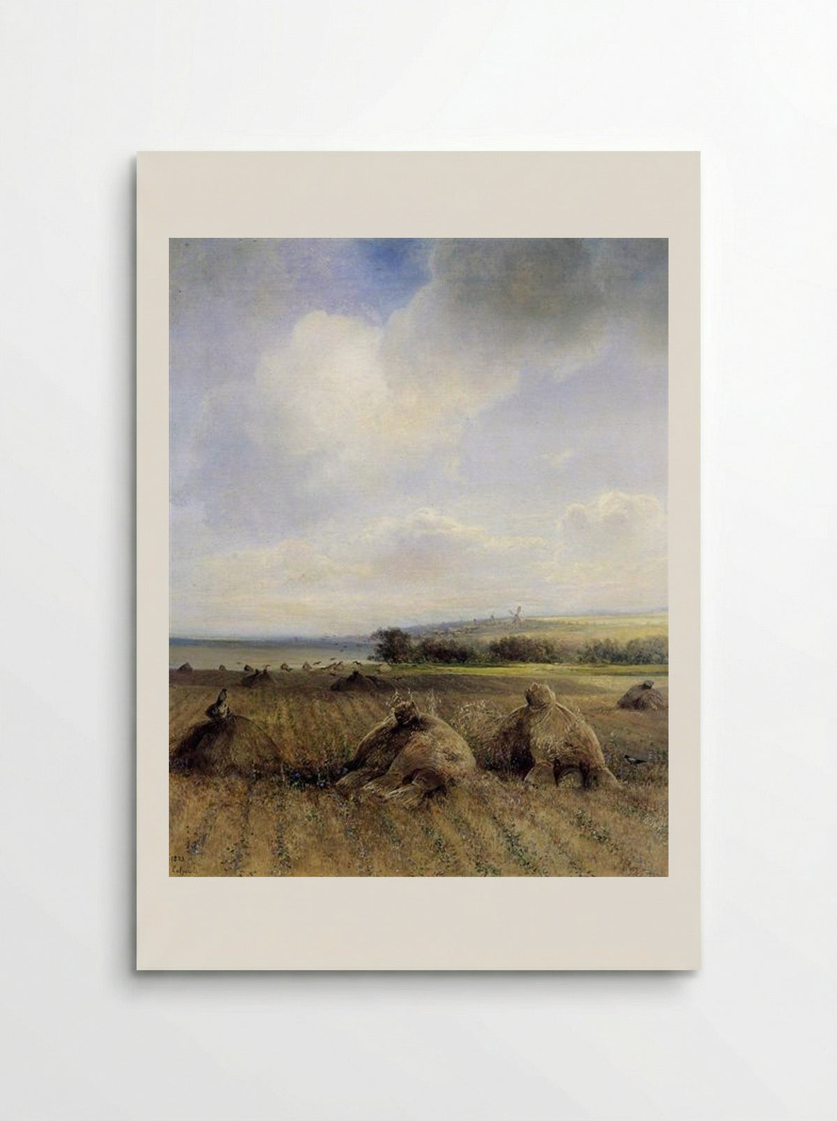 By late summer, on the Volga - Aleksey Savrasov - Poster