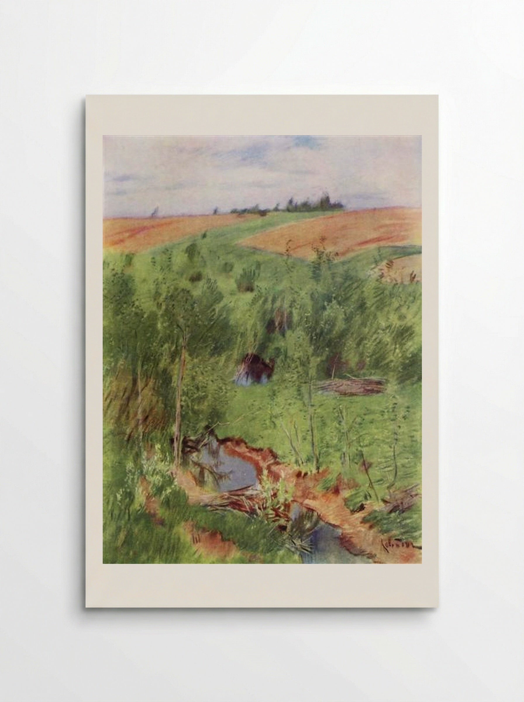 By the Creek - Isaac Levitan - Poster