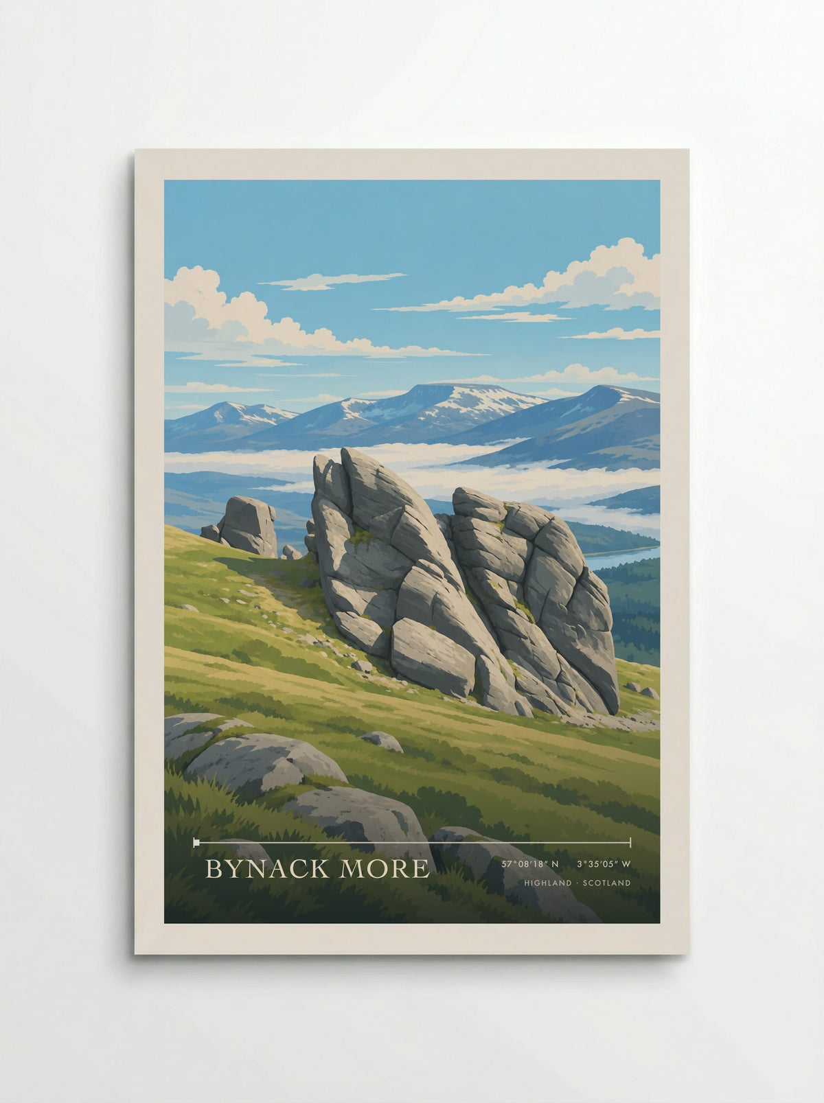 Bynack More, Highland | Travel Poster - Poster
