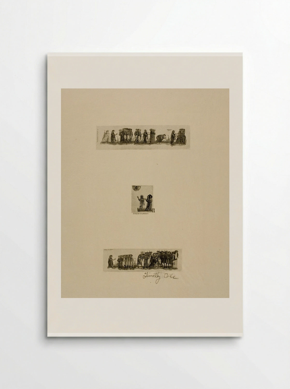 Byzantine Manuscript Illuminations - Timothy Cole - Poster