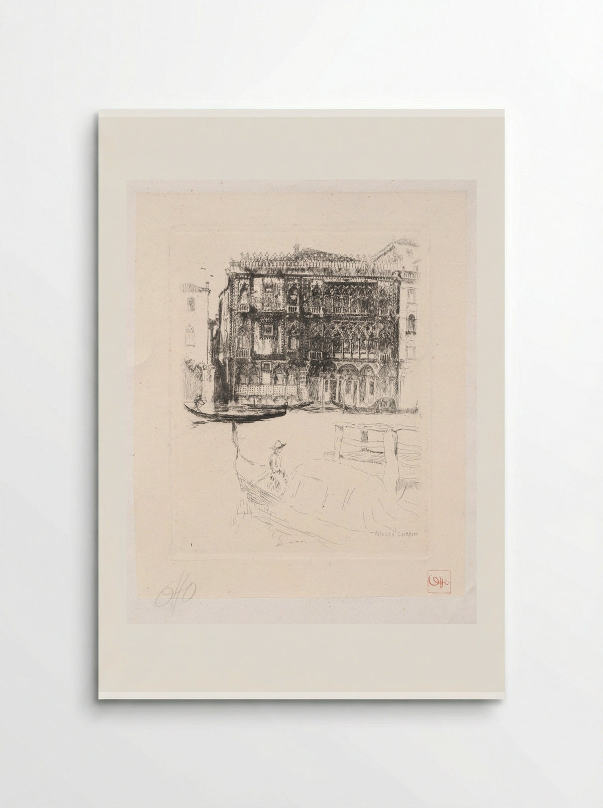 Cà d'Oro, Venice - Otto H. Bacher - Poster