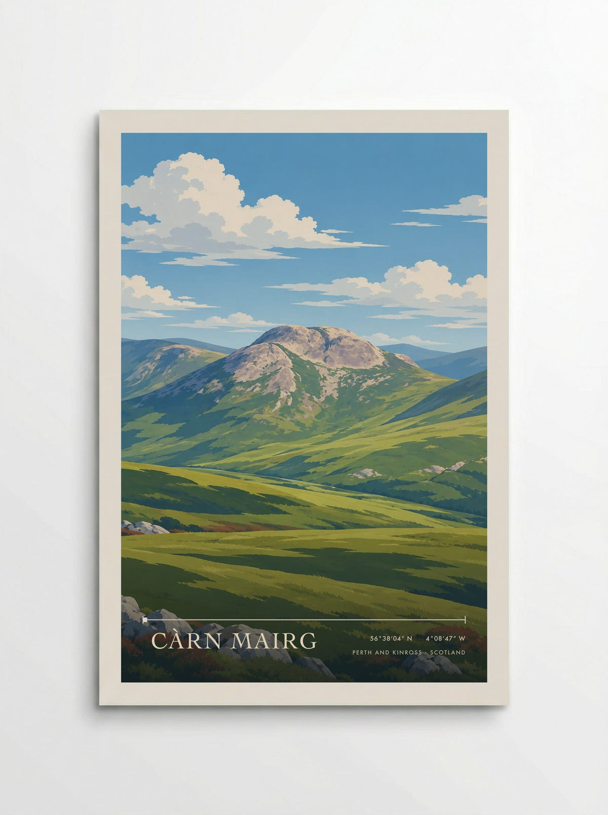 Càrn Mairg, Perth and Kinross | Travel Poster - Poster