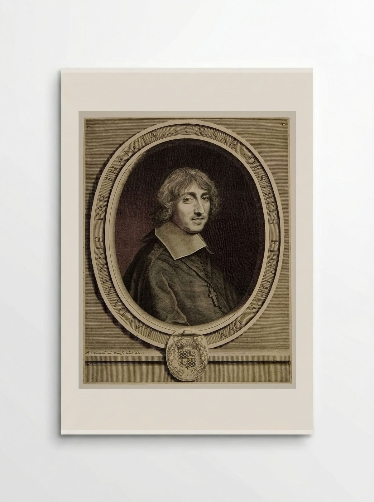 César, Cardinal d'Estrées, Evêque-Duc de Laon - Robert Nanteuil - Poster