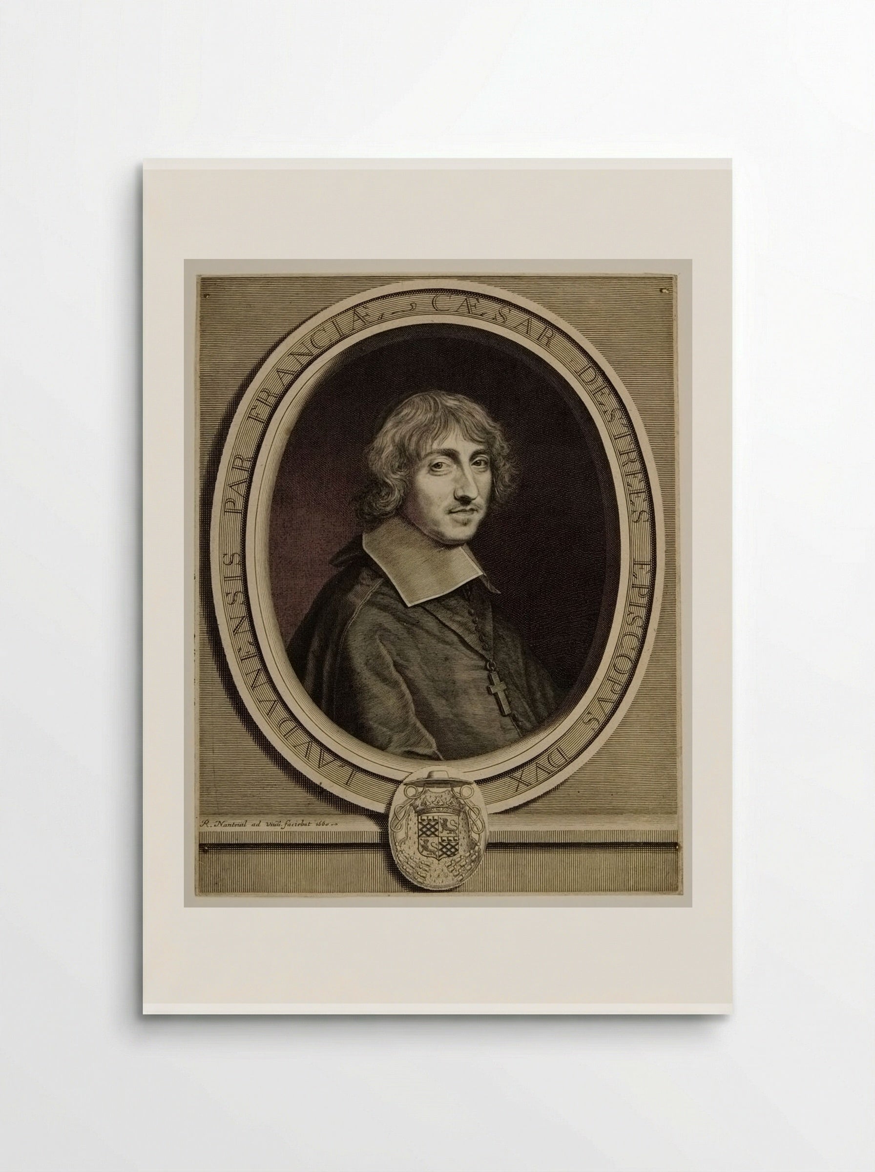 César, Cardinal d'Estrées, Evêque-Duc de Laon - Robert Nanteuil - Poster