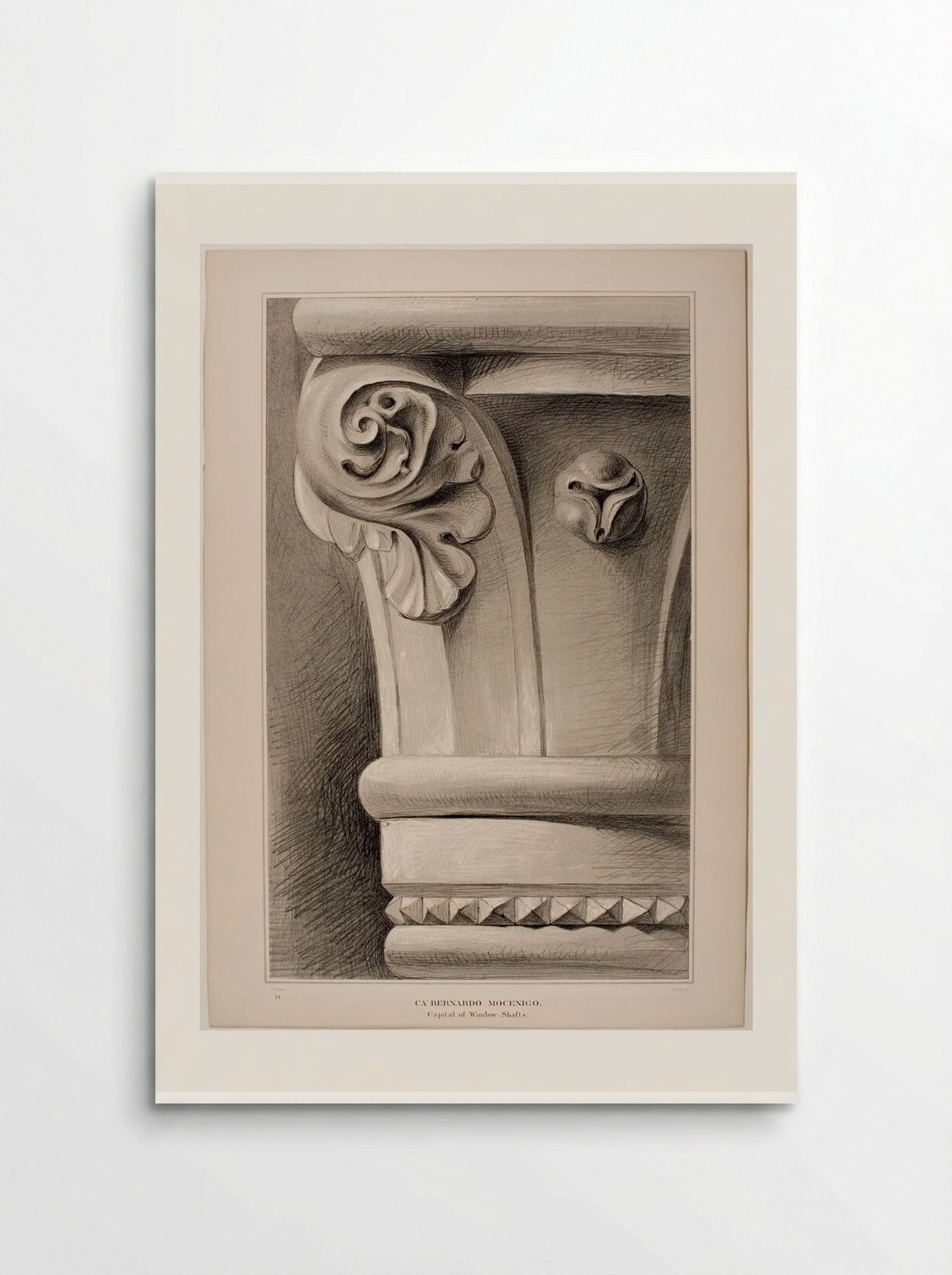 Ca' Bernardo Mocenigo: Capital of Window Shafts - Thomas Shotter Boys - Poster