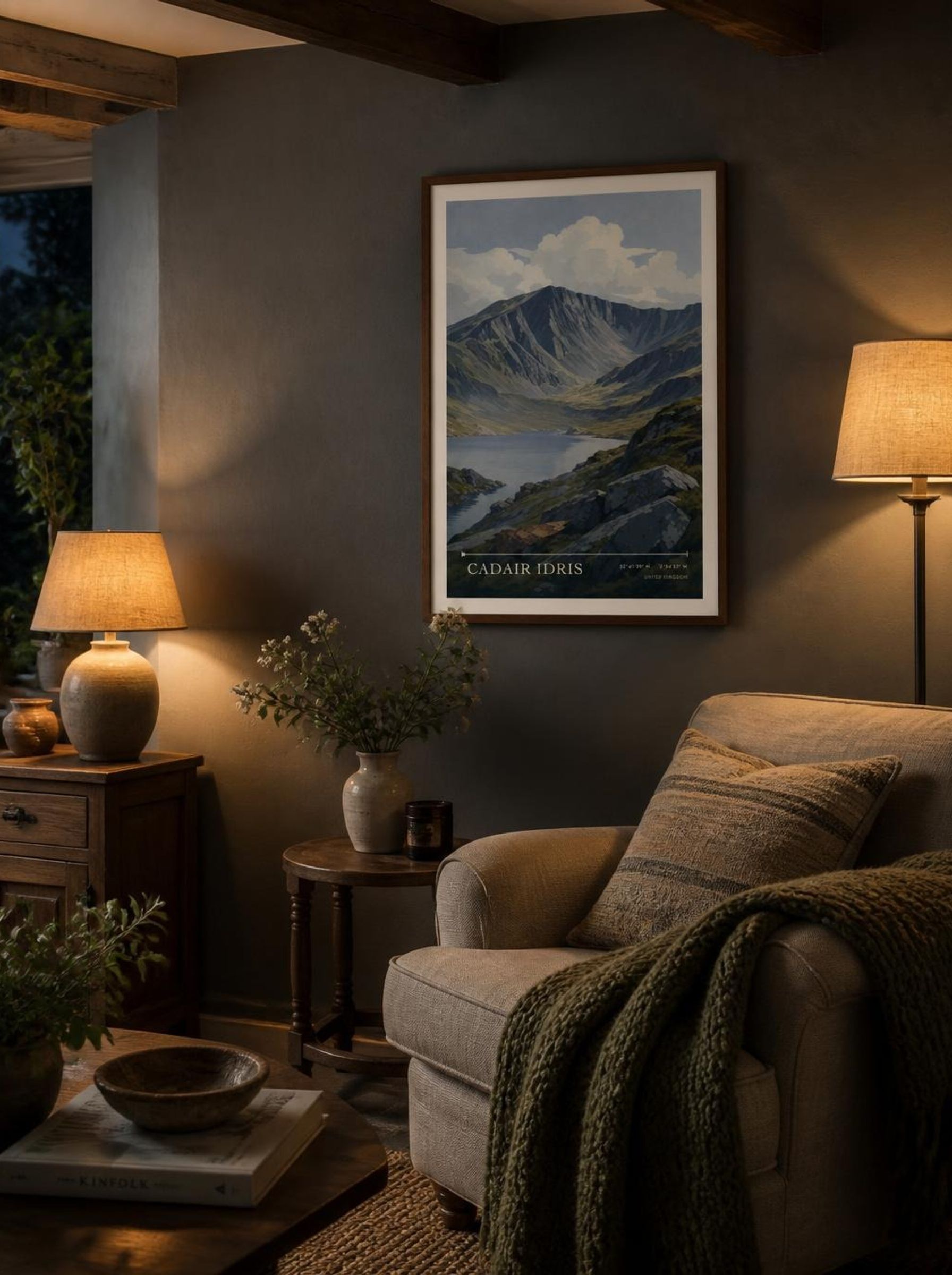 Cadair Idris United Kingdom Travel Poster - Lifestyle