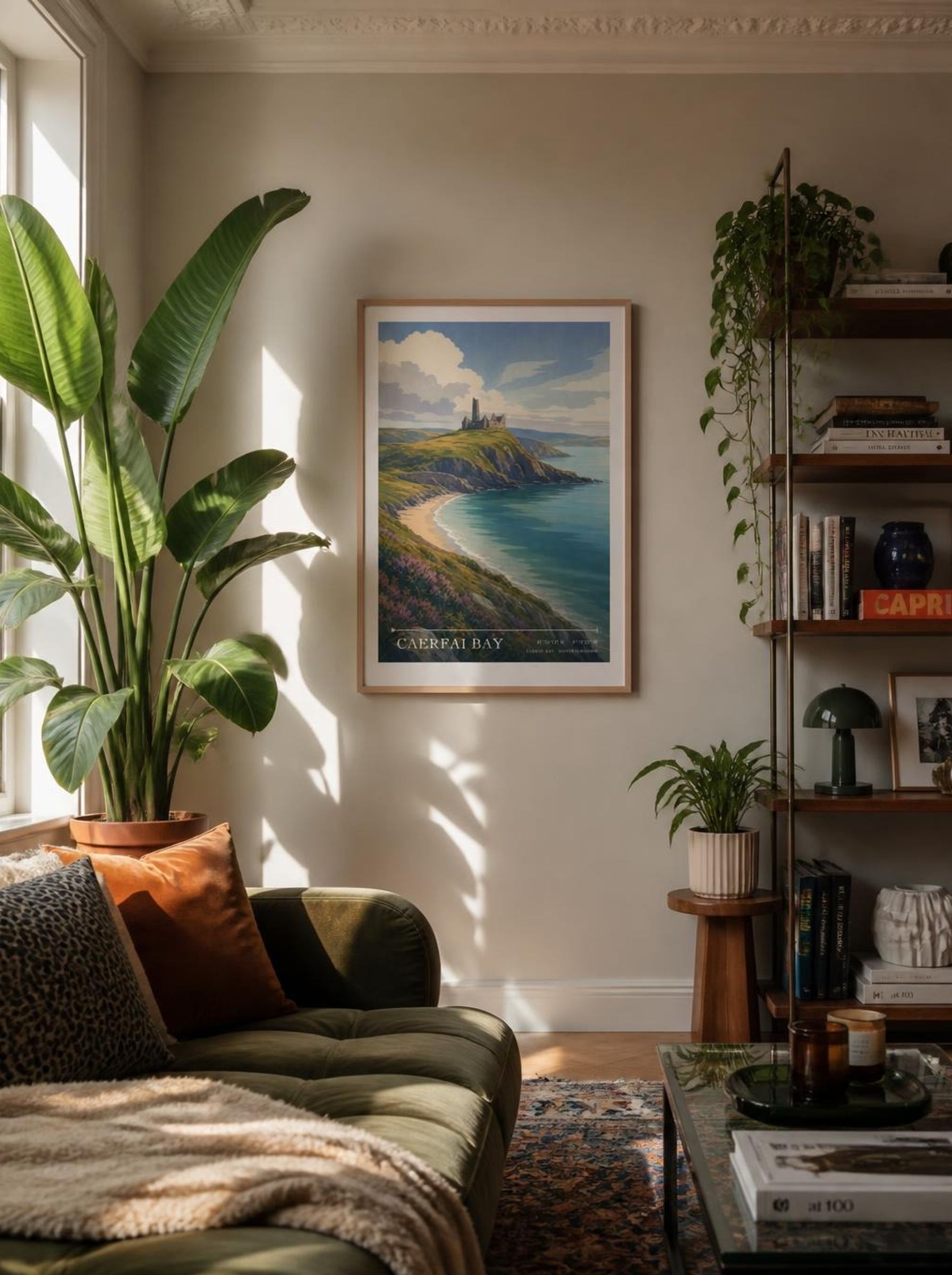 Caerfai Bay United Kingdom Travel Poster - Lifestyle