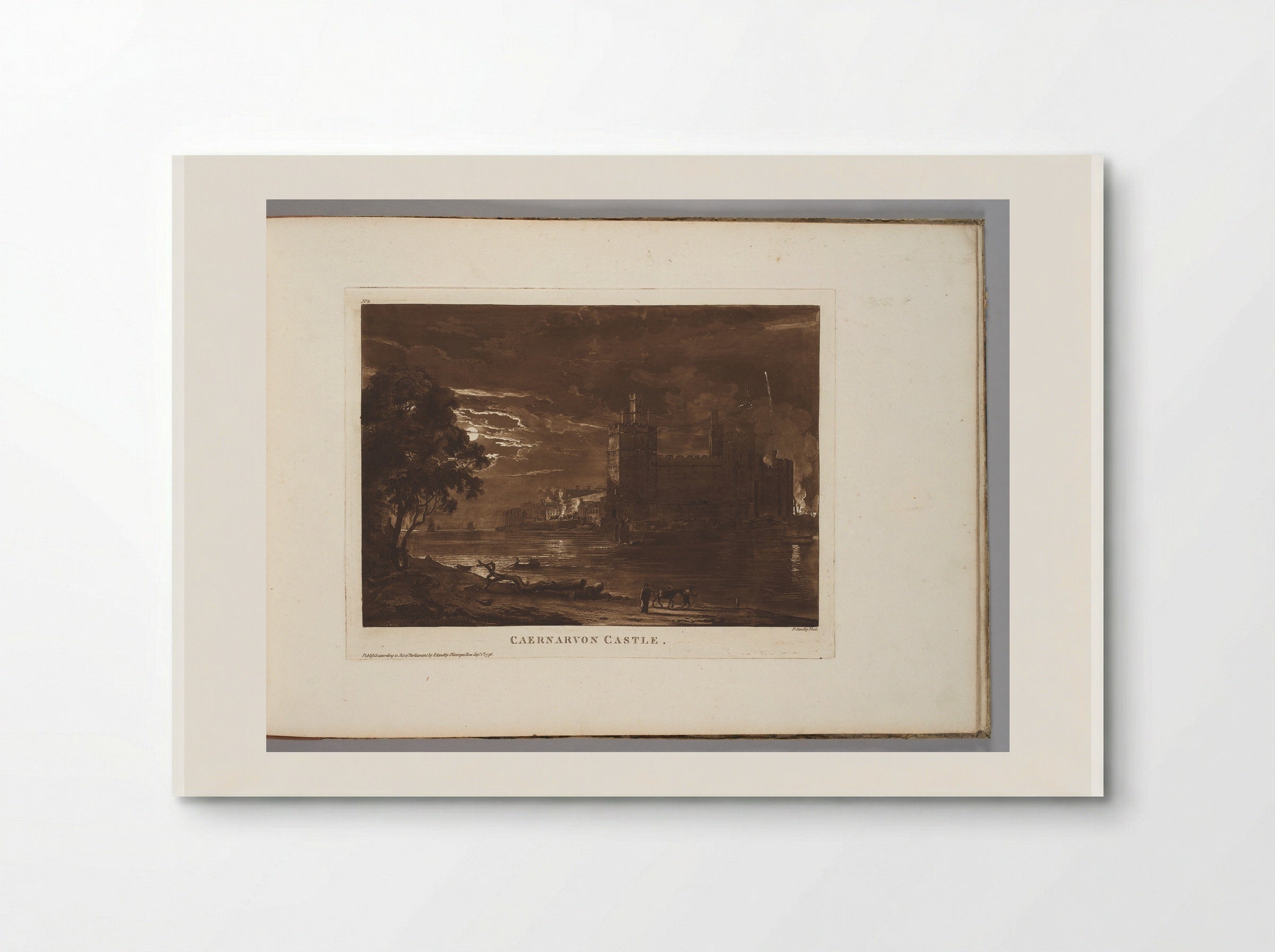Caernarvon Castle (Night) - Paul Sandby - Poster