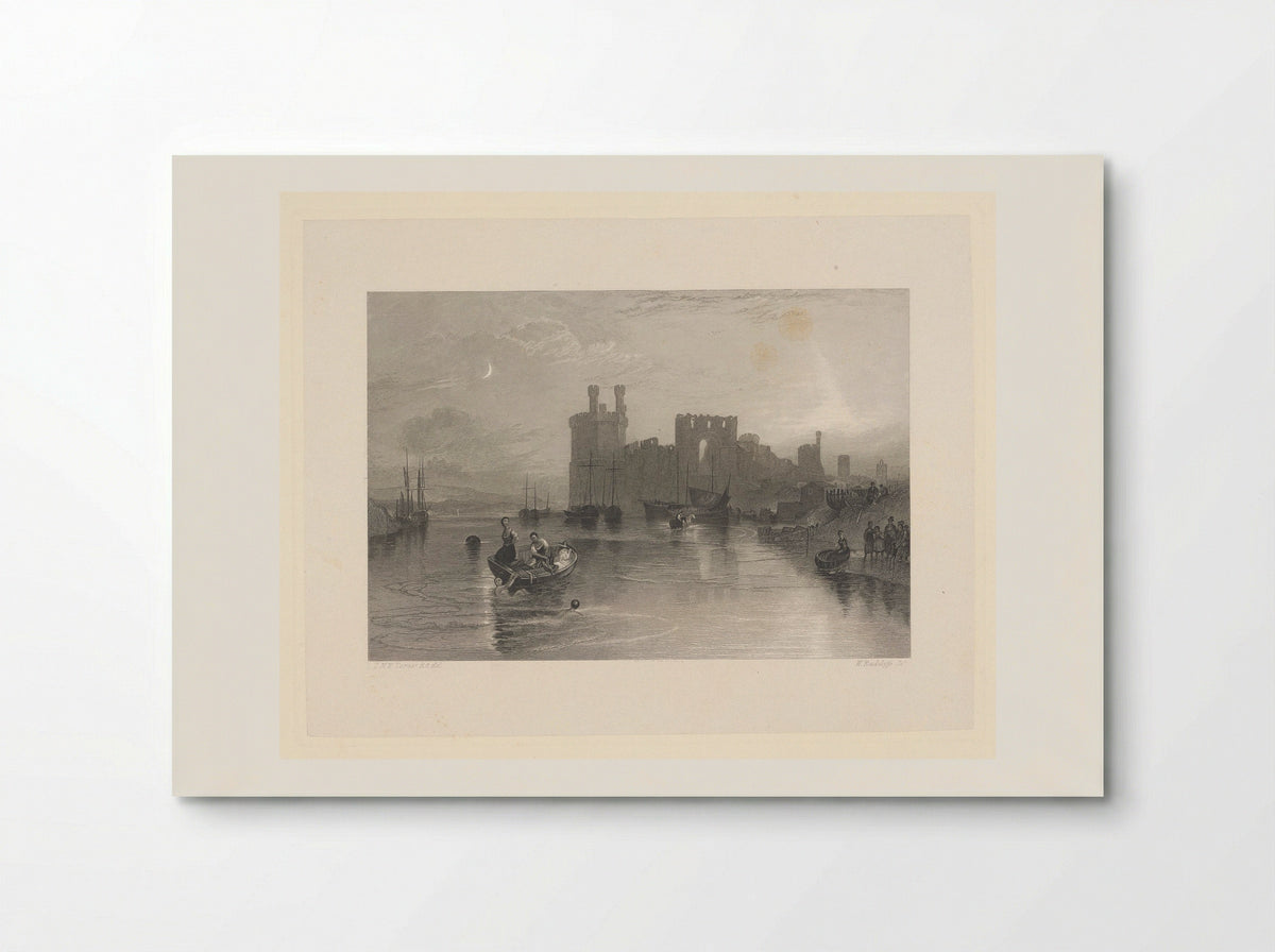 Caernarvon Castle, Wales - William Radclyffe - Poster