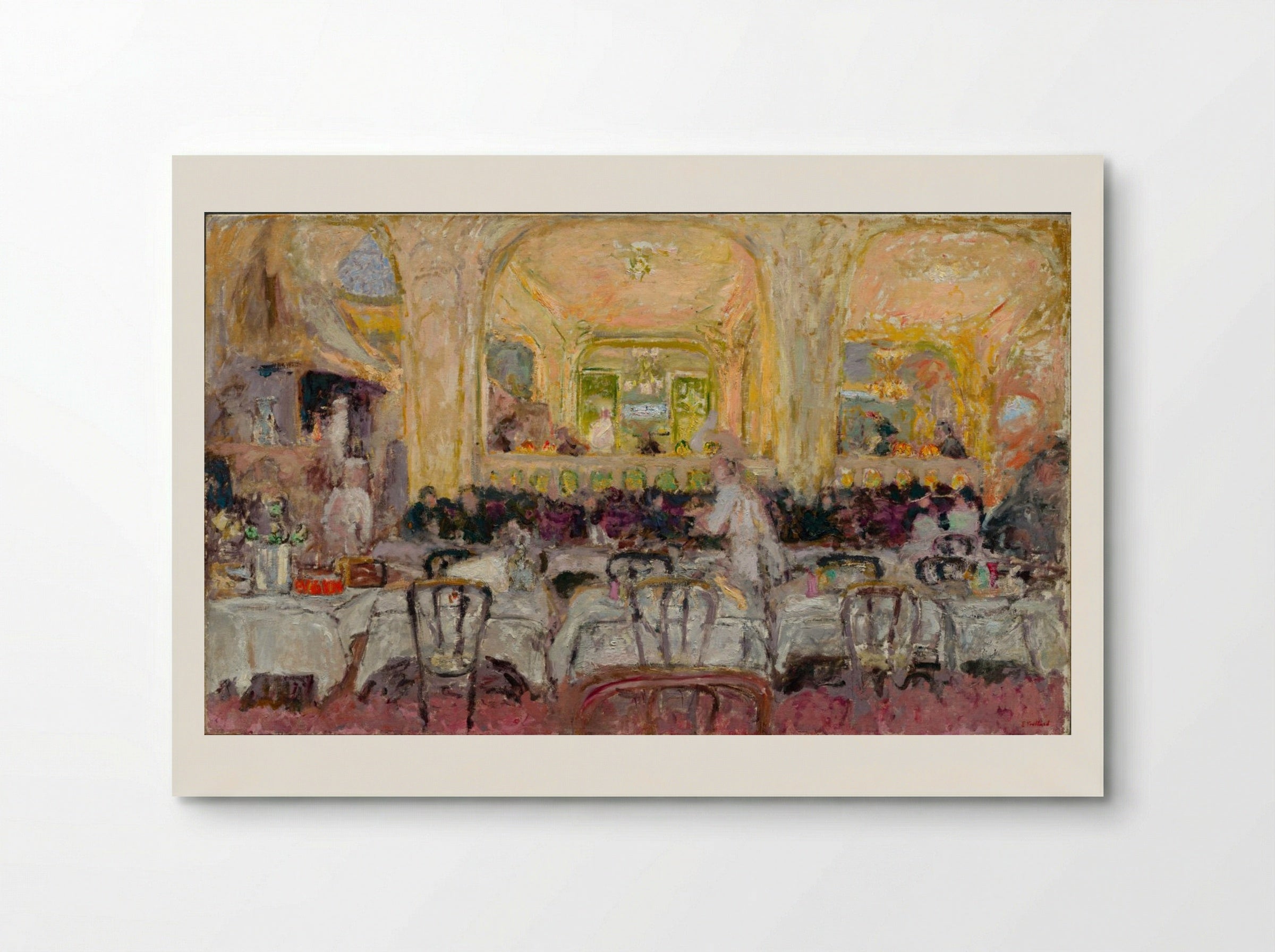 Café Wepler - Édouard Vuillard - Poster