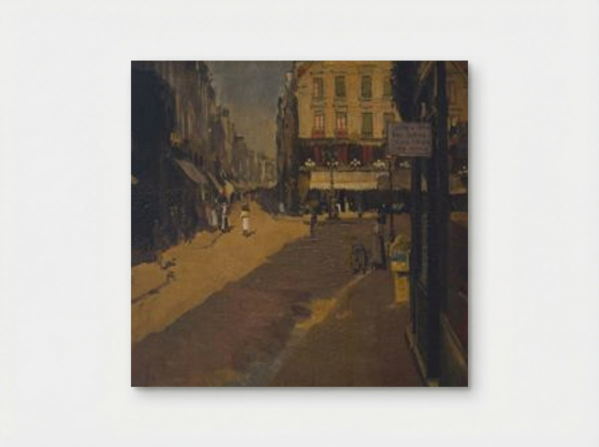 Cafe of the Courts, Dieppe - Walter Sickert - Poster