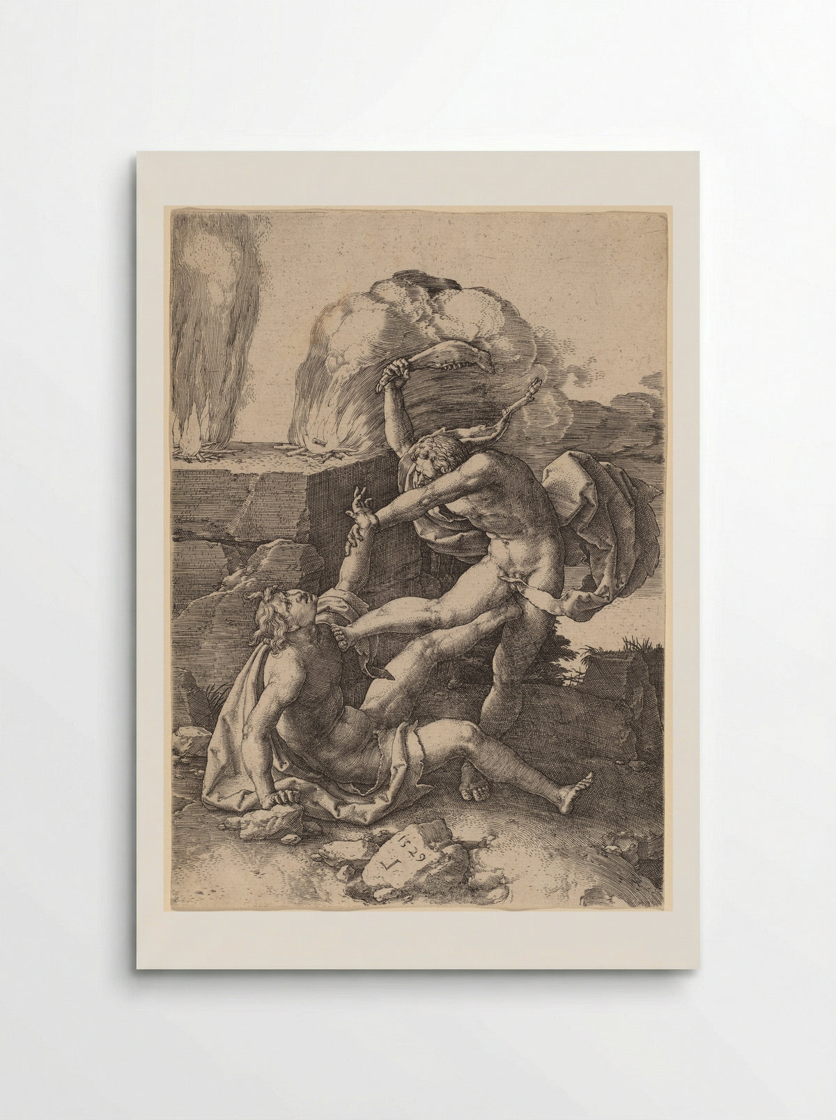 Cain Killing Abel - Lucas van Leyden - Poster