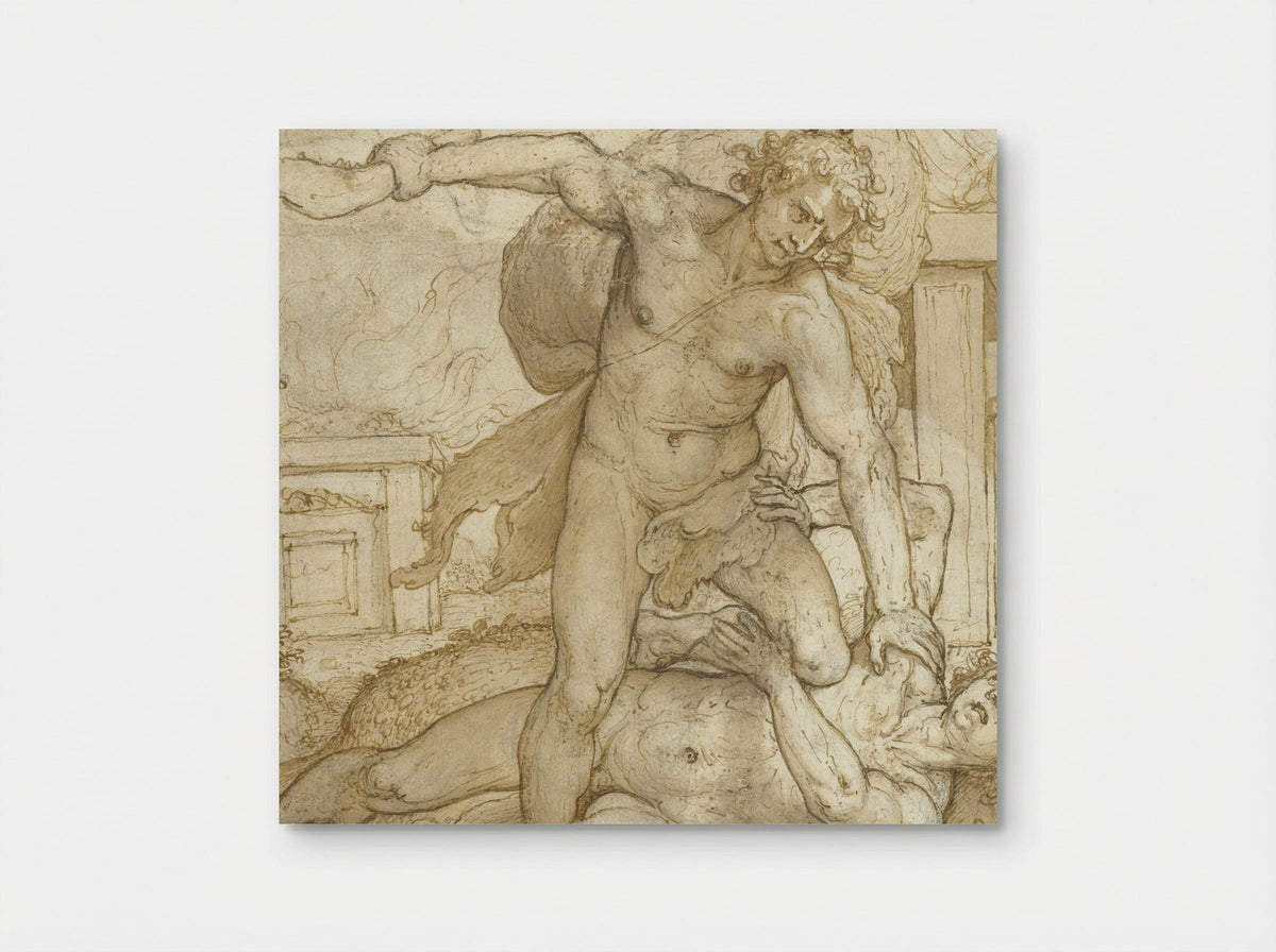 Cain Slaying Abel - Domenico Passignano - Poster