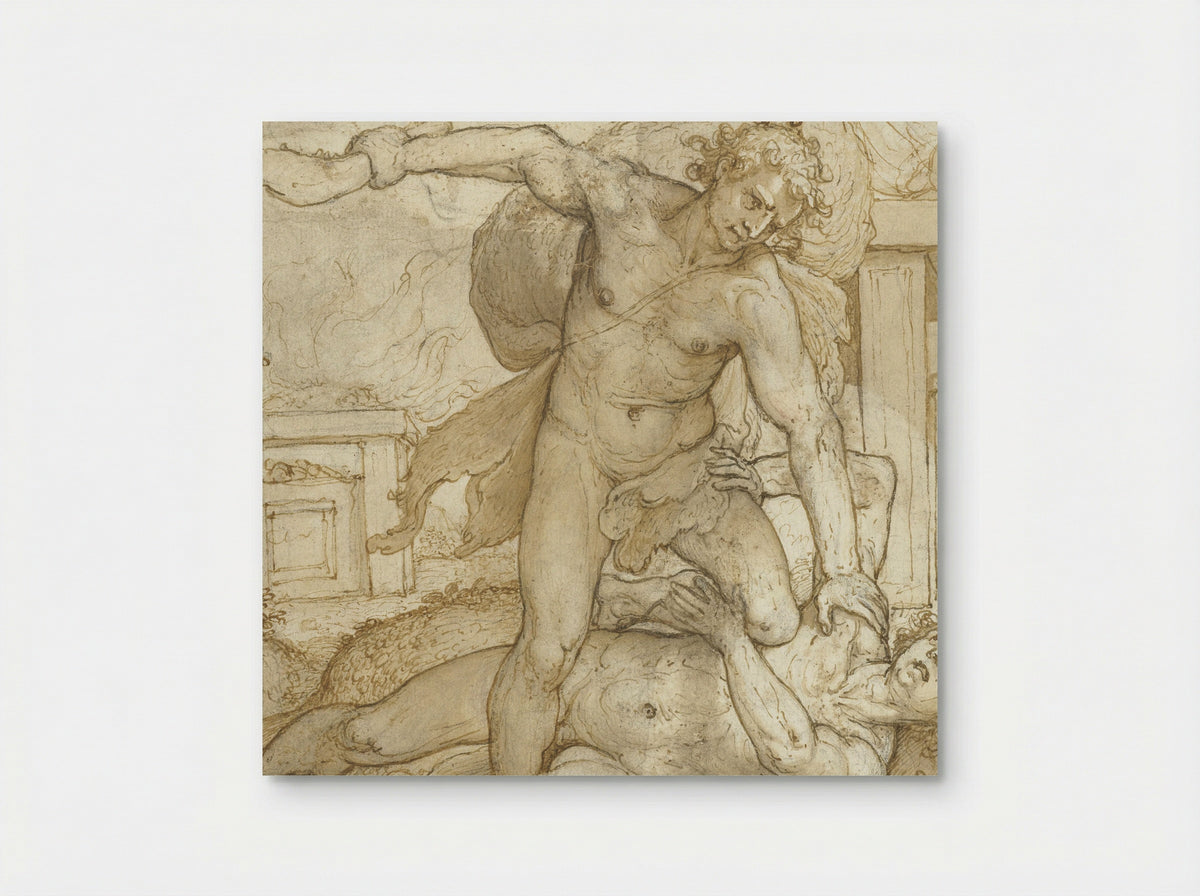 Cain Slaying Abel - Domenico Passignano - Poster