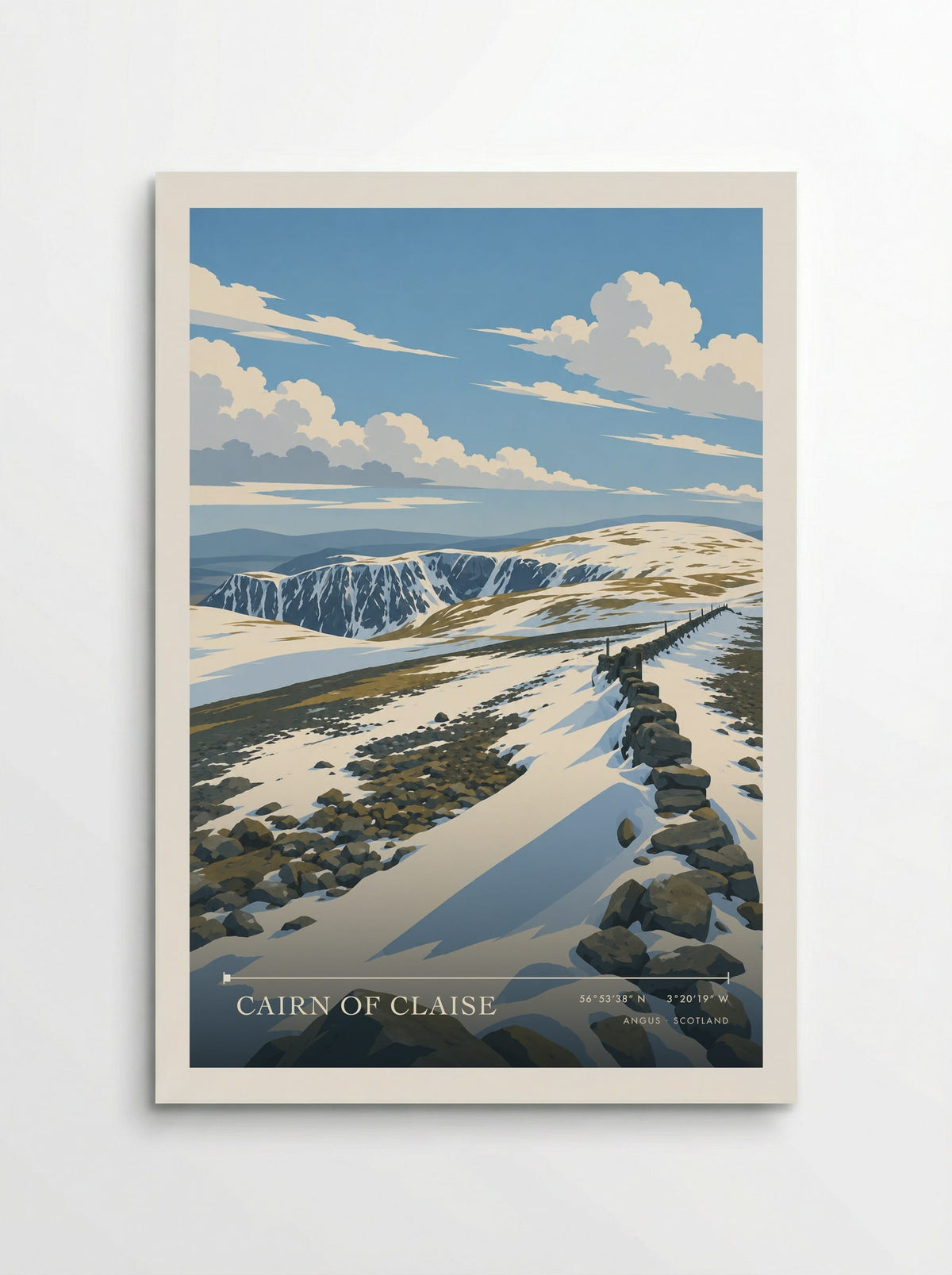 Cairn of Claise, Angus | Travel Poster - Poster
