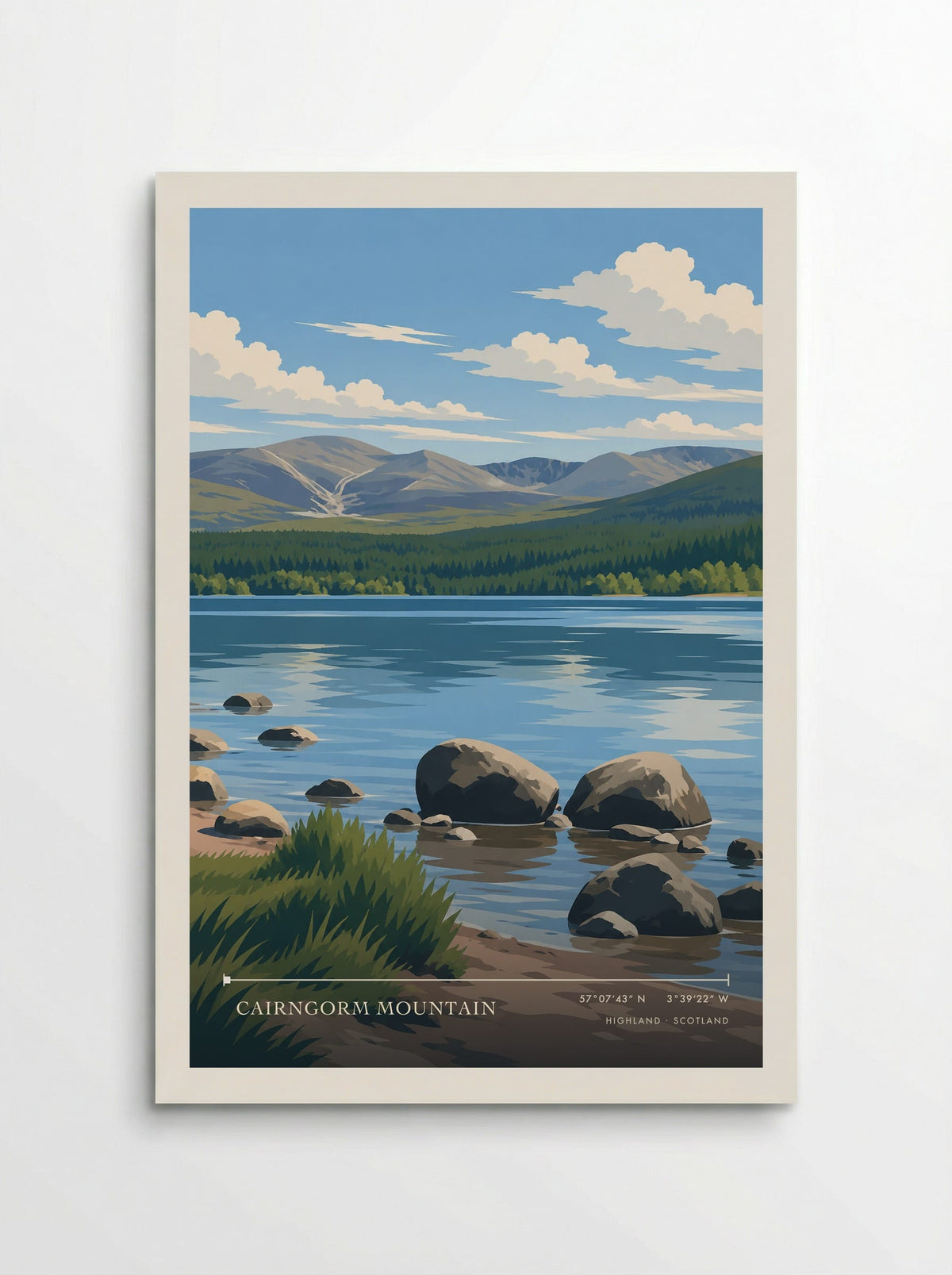 CairnGorm Mountain, Highland | Travel Poster - Poster
