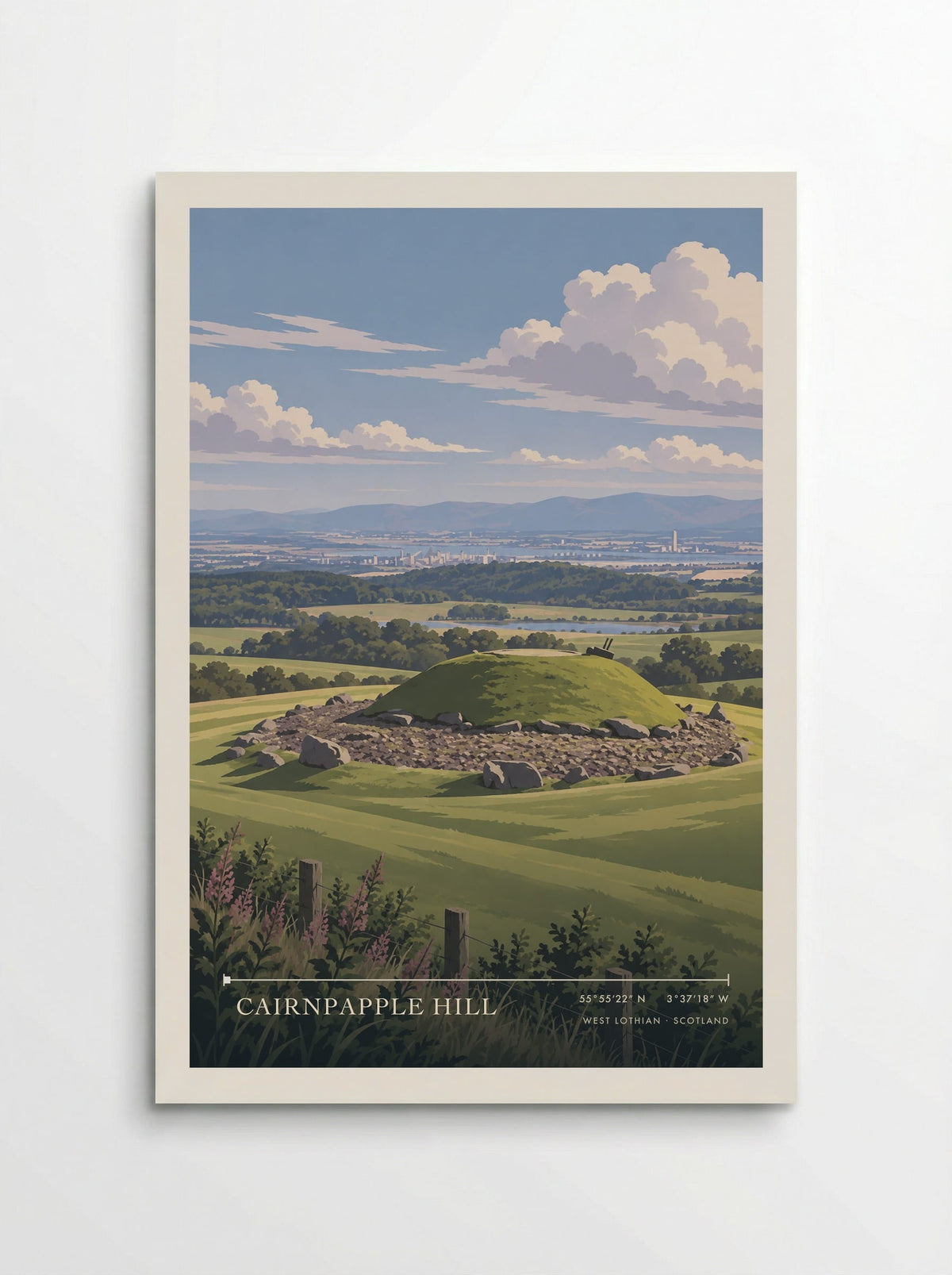 Cairnpapple Hill, West Lothian | Travel Poster - Poster