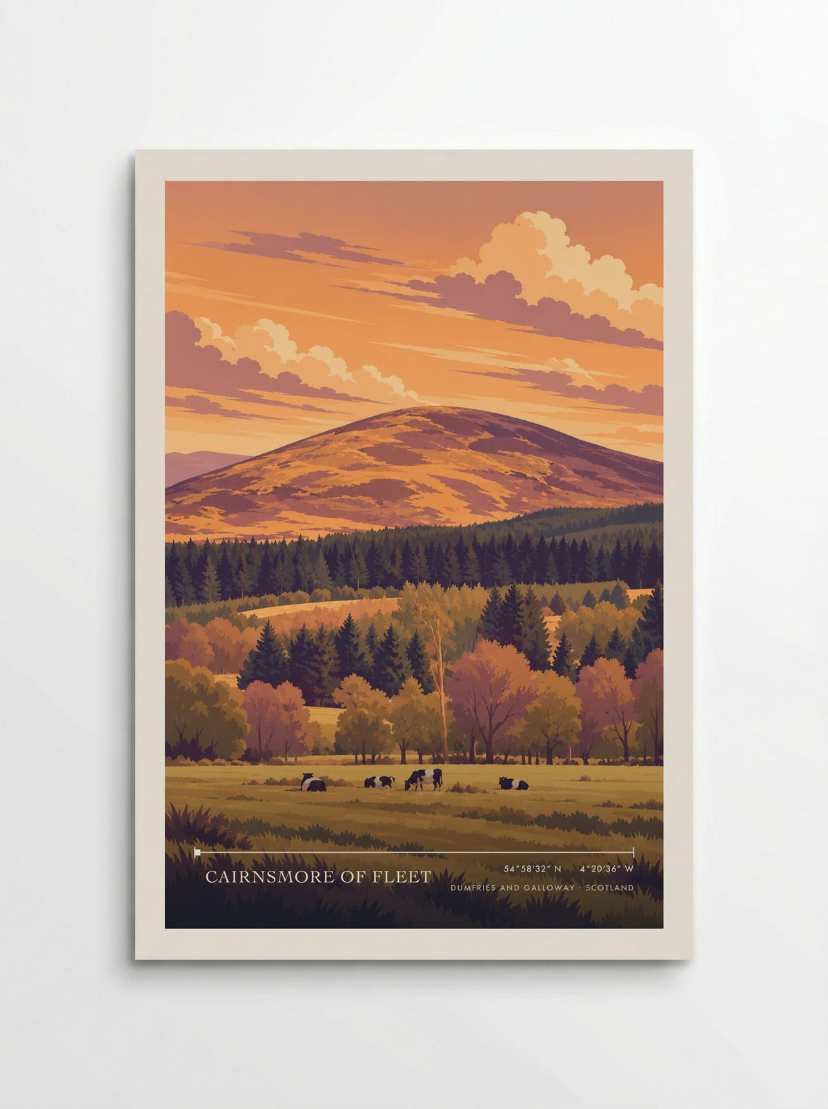 Cairnsmore of Fleet, Dumfries and Galloway | Travel Poster - Poster