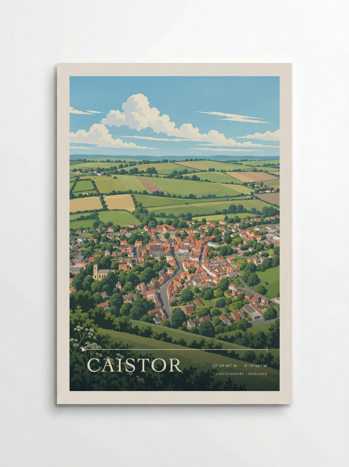 Caistor, Lincolnshire | Travel Poster - Poster