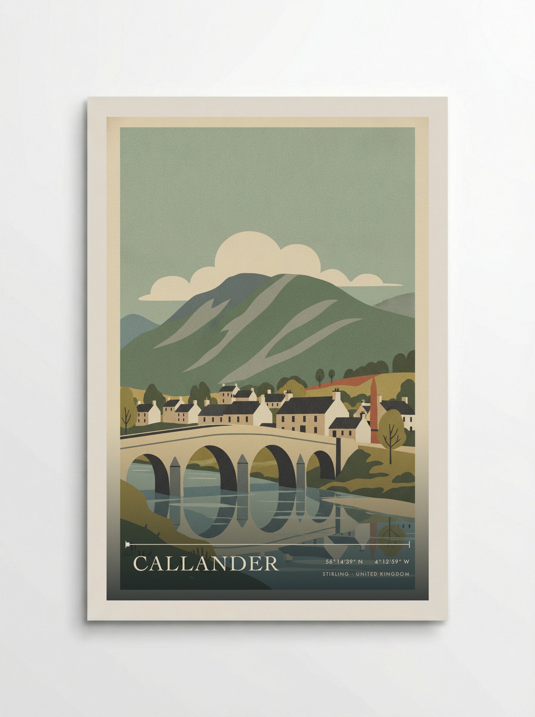 Callander Stirling United Kingdom Travel Poster - Poster