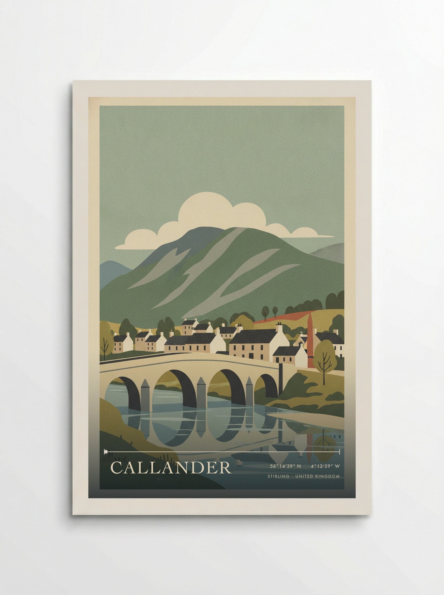 Callander Stirling United Kingdom Travel Poster - Poster