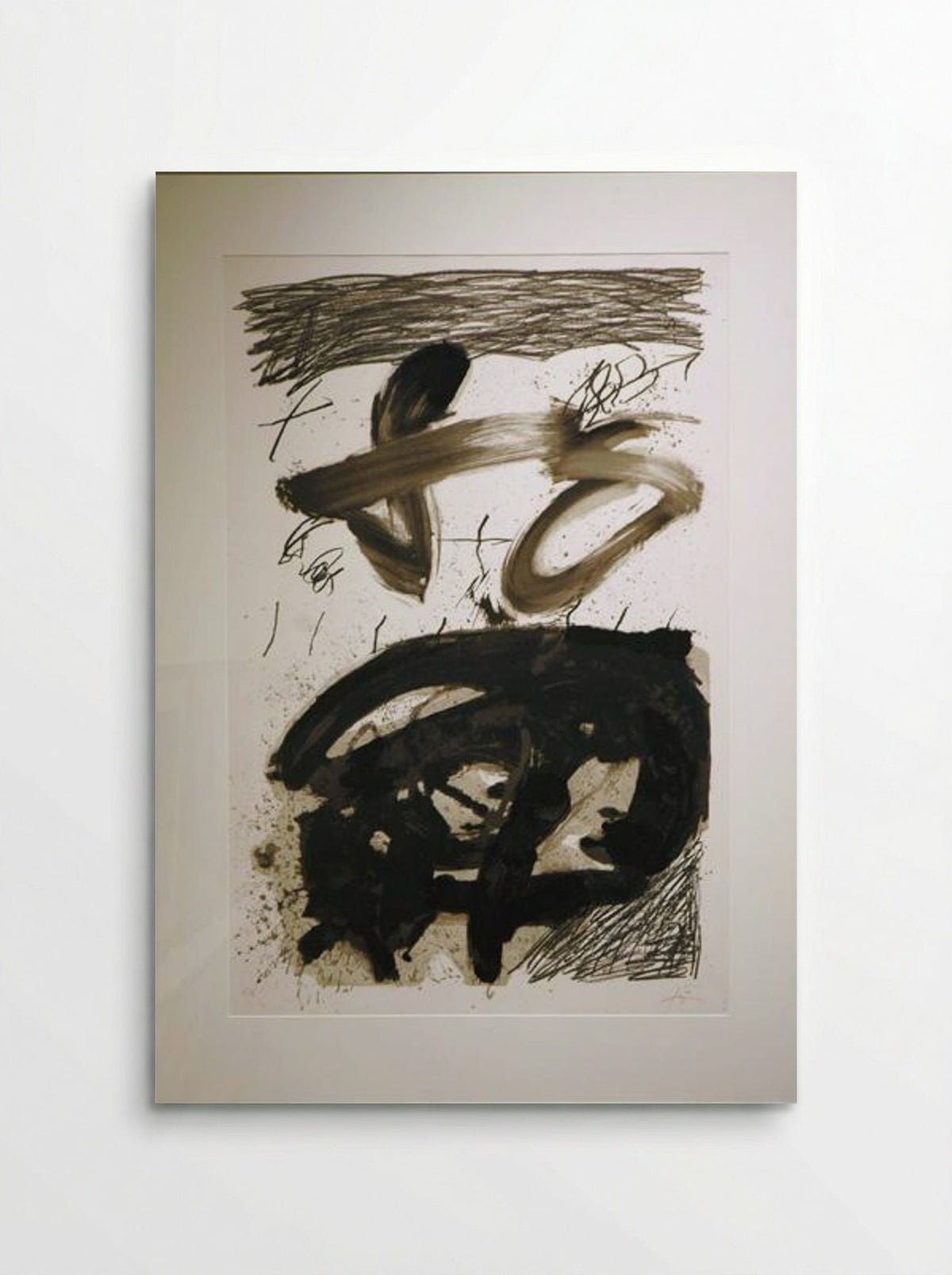 Calligraphique - Antoni Tàpies - Poster