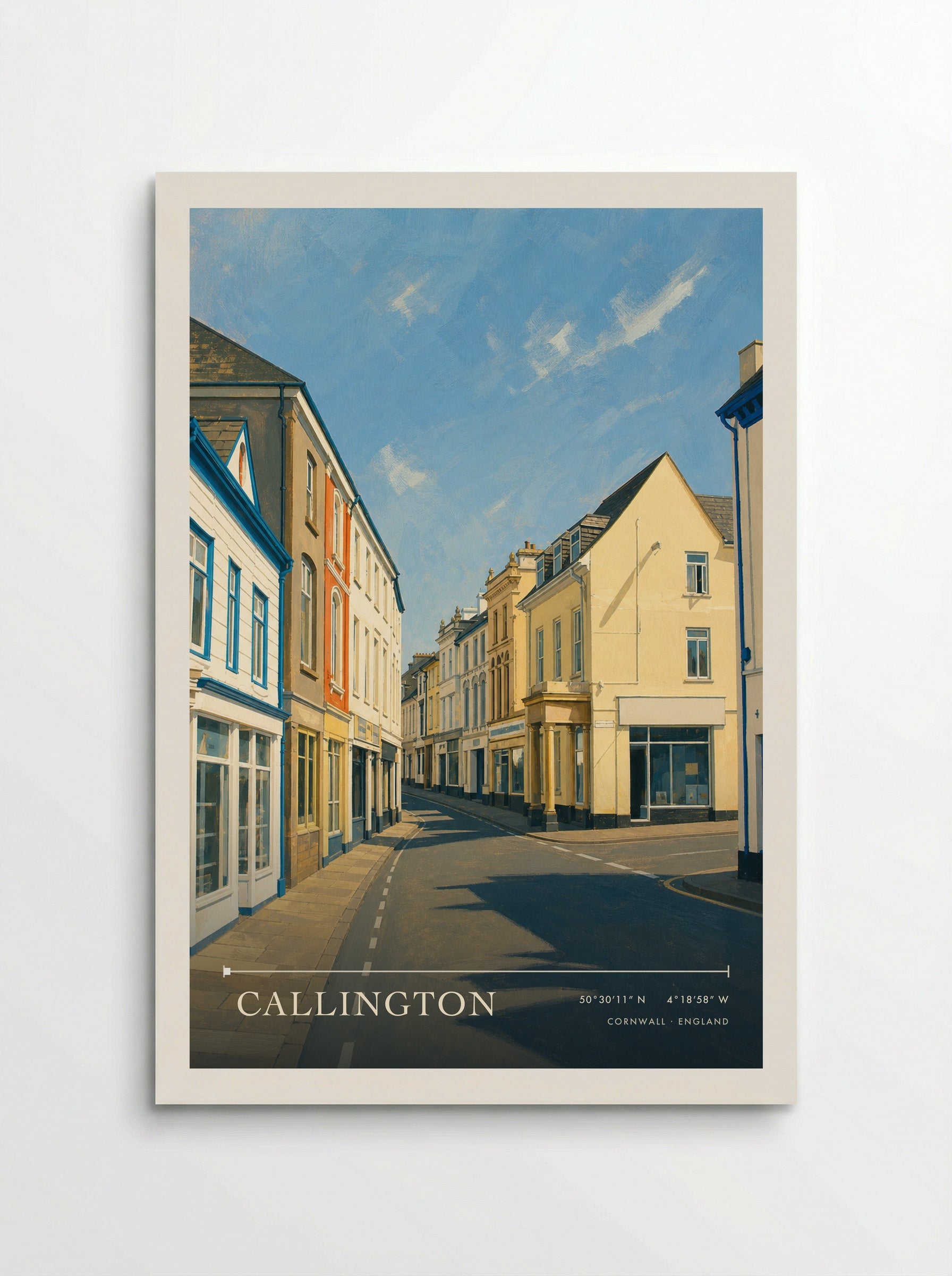 Callington Cornwall England Travel Poster - Poster
