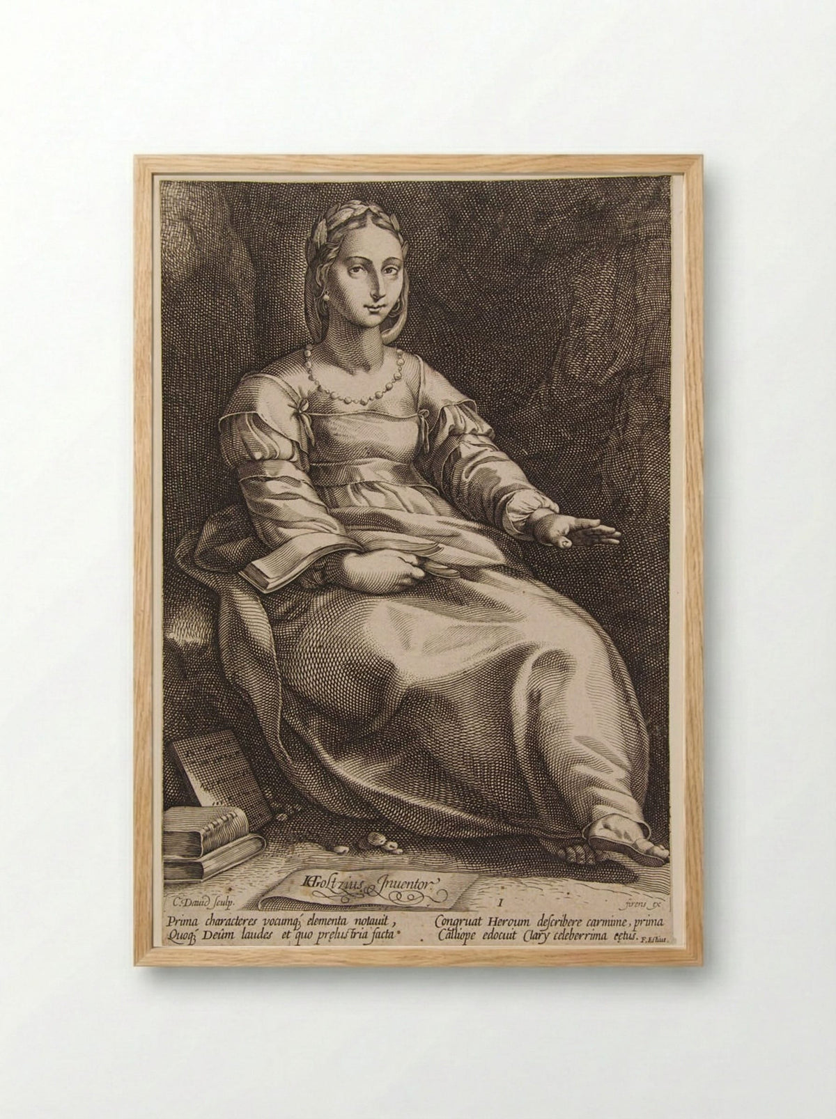 Calliope - Charles David - Framed Print Wood