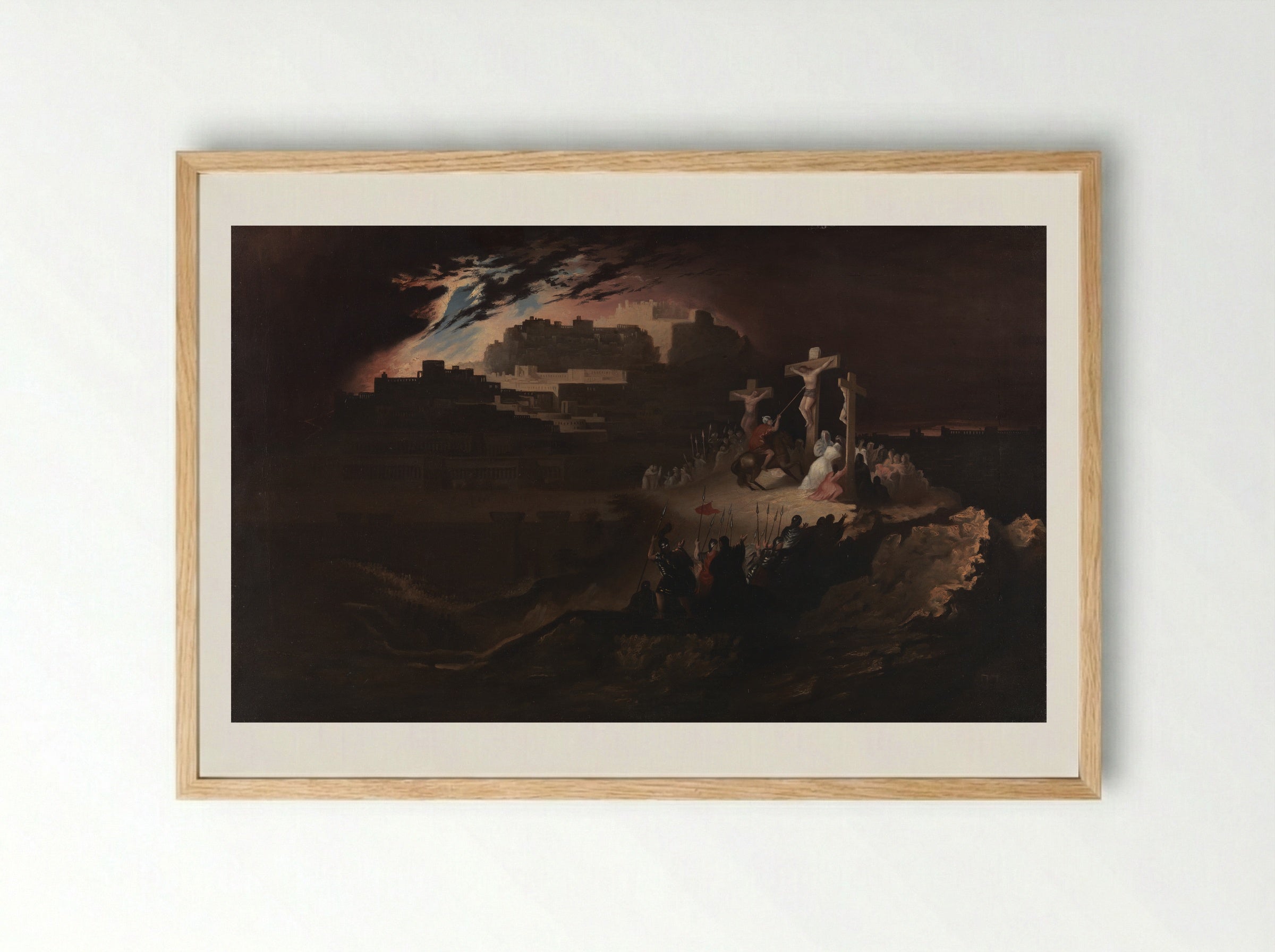 Calvary - John Martin - Framed Print Wood