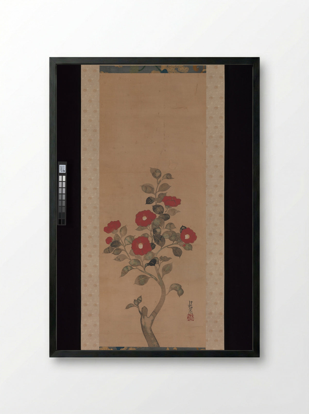 Camellias - Ogata Kōrin - Framed Print Black