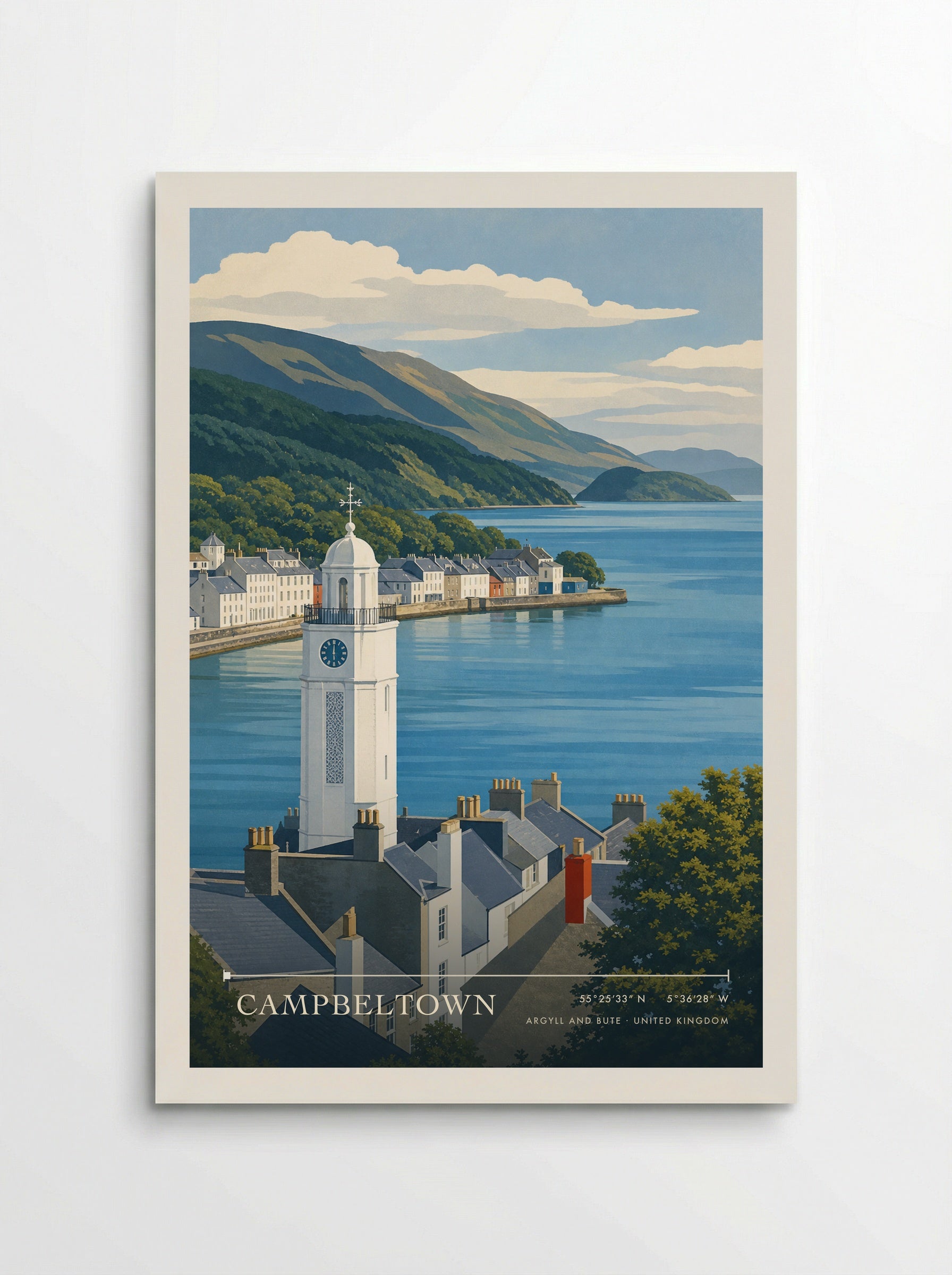 Campbeltown Argyll and Bute United Kingdom Travel Poster - Poster