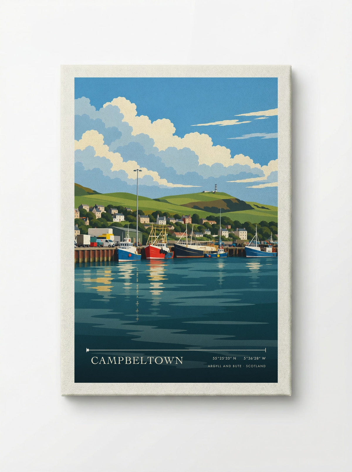 Campbeltown, Argyll and Bute | Travel Poster - Canvas